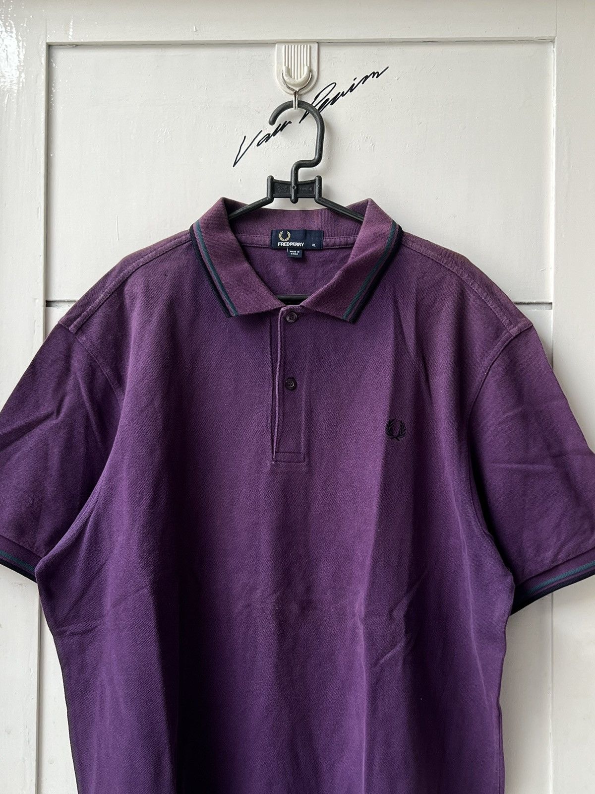Fred Perry FREDPERRY Purple T-shirt Size US L / EU 52-54 / 3 - 10 Thumbnail