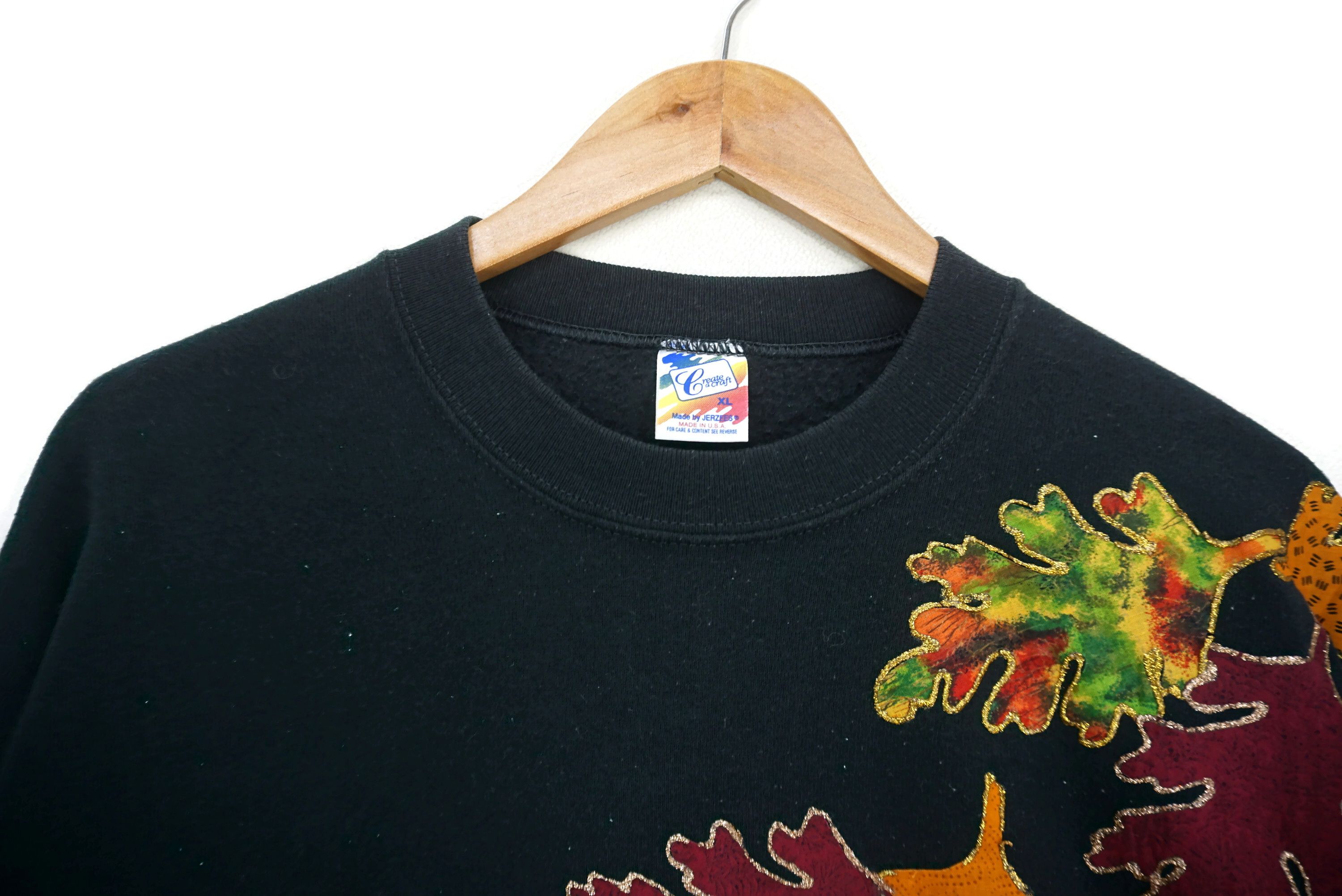 Russell Athletic Vintage Russell Sweatshirt Jerzees Create A Craft Handmade Size US XL / EU 56 / 4 - 3 Thumbnail