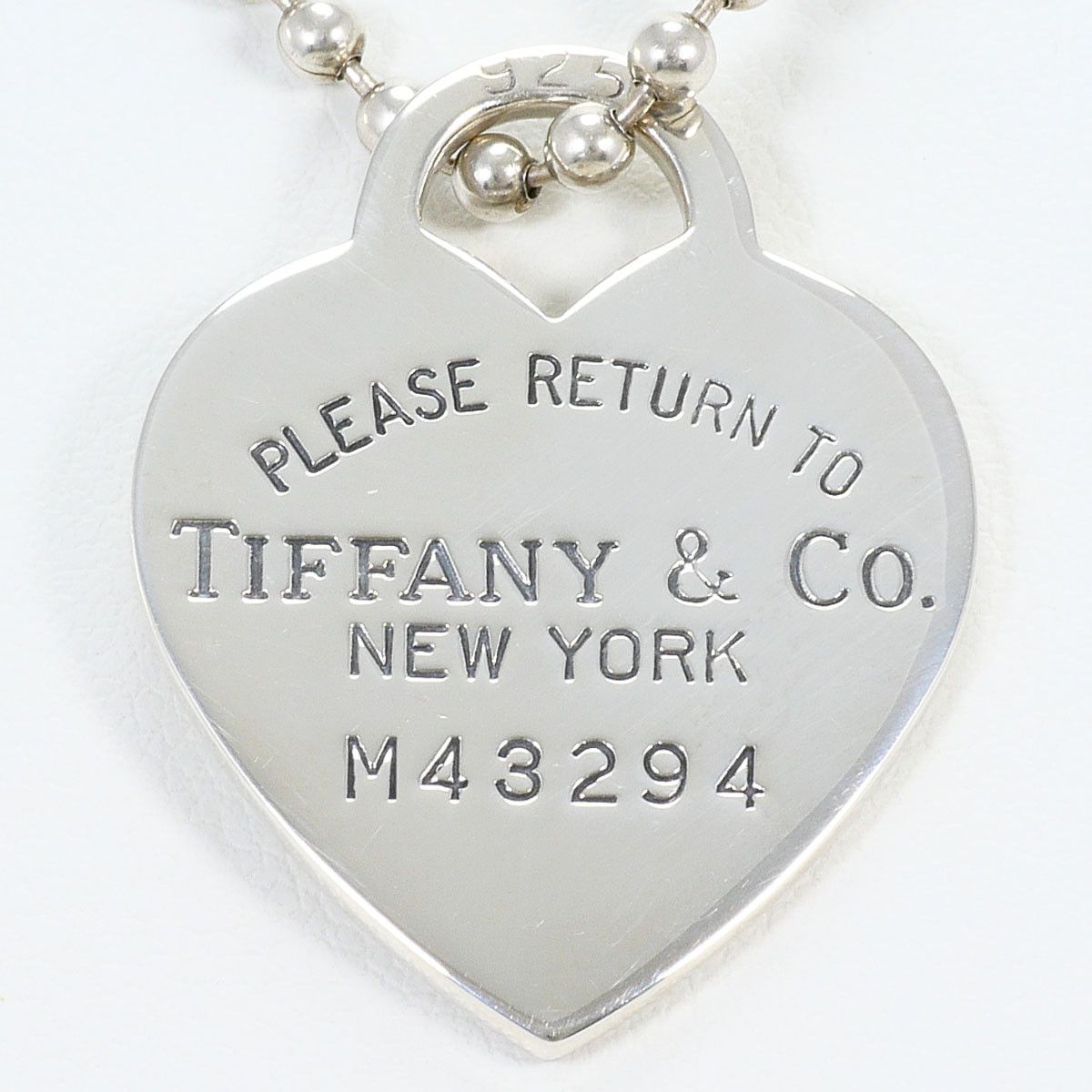 Tiffany & Co. Tiffany & Co. Tiffany & Co. Return to Tiffany Silver Necklace Precious Metal Necklace DUTY FREE for USA Size ONE SIZE - 1 Thumbnail