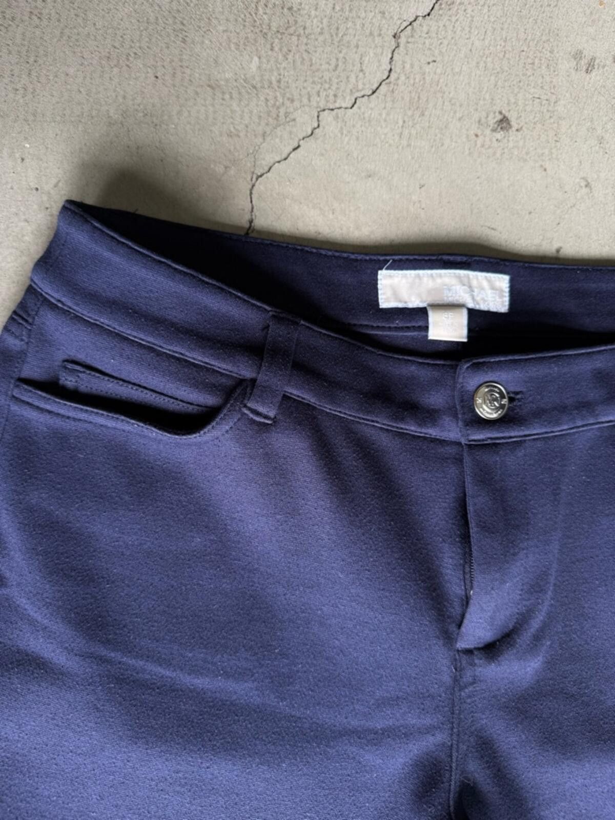 Michael Kors Michael Kors / Stretch Slim Pants / Navy Size 30" / US 8 / IT 44 - 2 Thumbnail