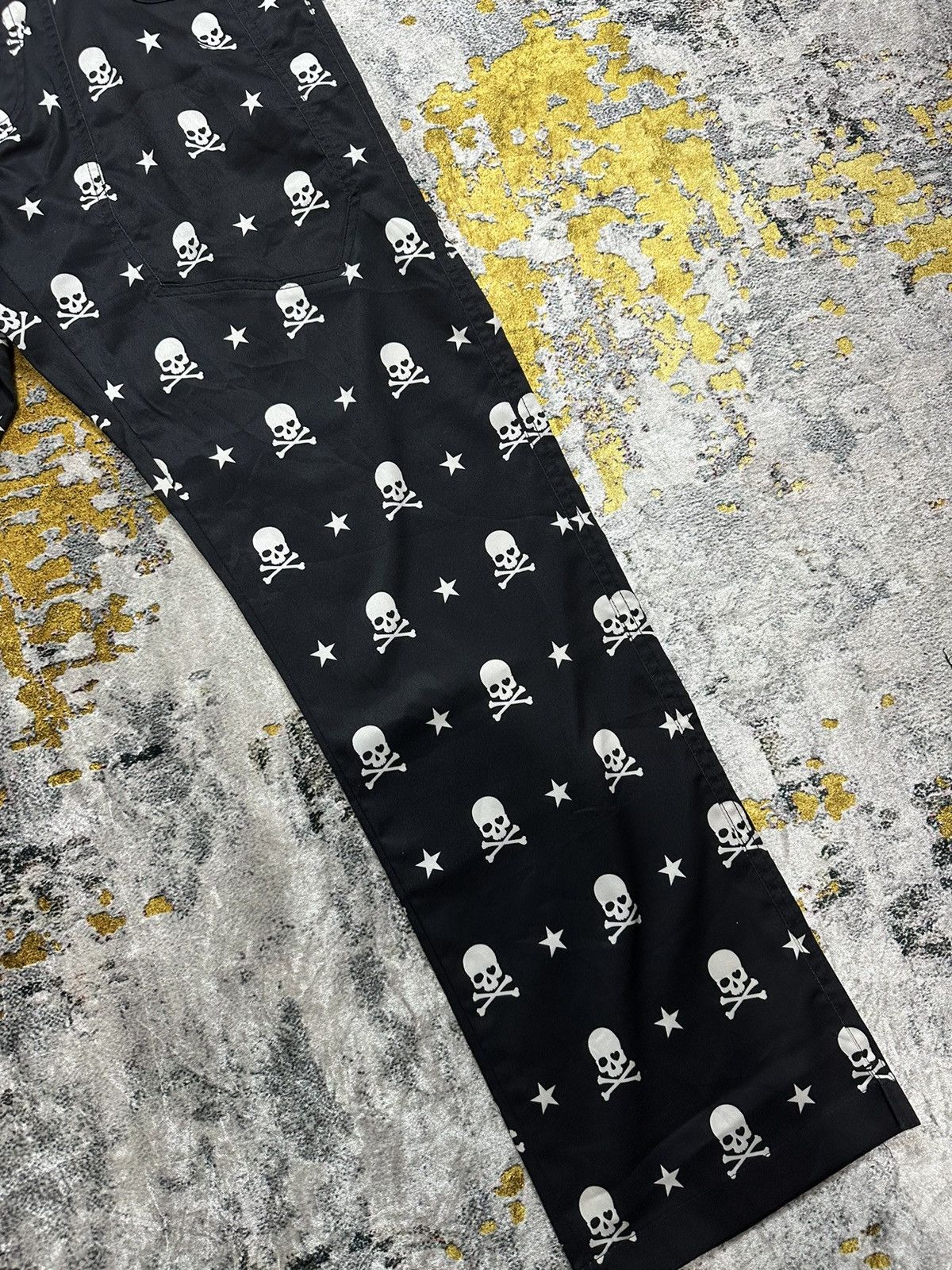 Hysteric Glamour Japanese Skull Full Print Y2k Punk Alexander McQueen STYLE Size US 33 - 5 Thumbnail