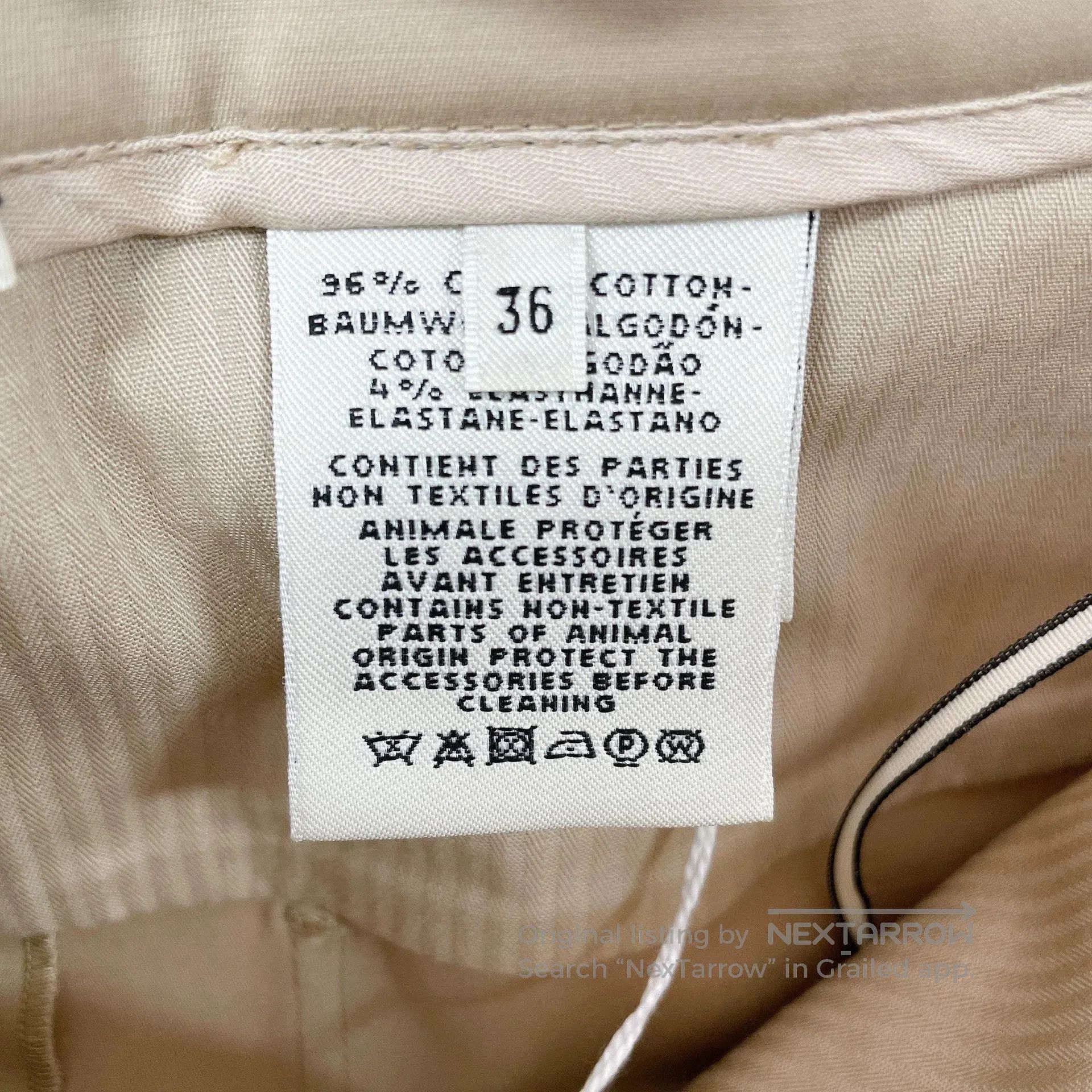 Hermes Hermes Beige Shorts Size 36. Size US 36 / EU 52 - 6 Thumbnail