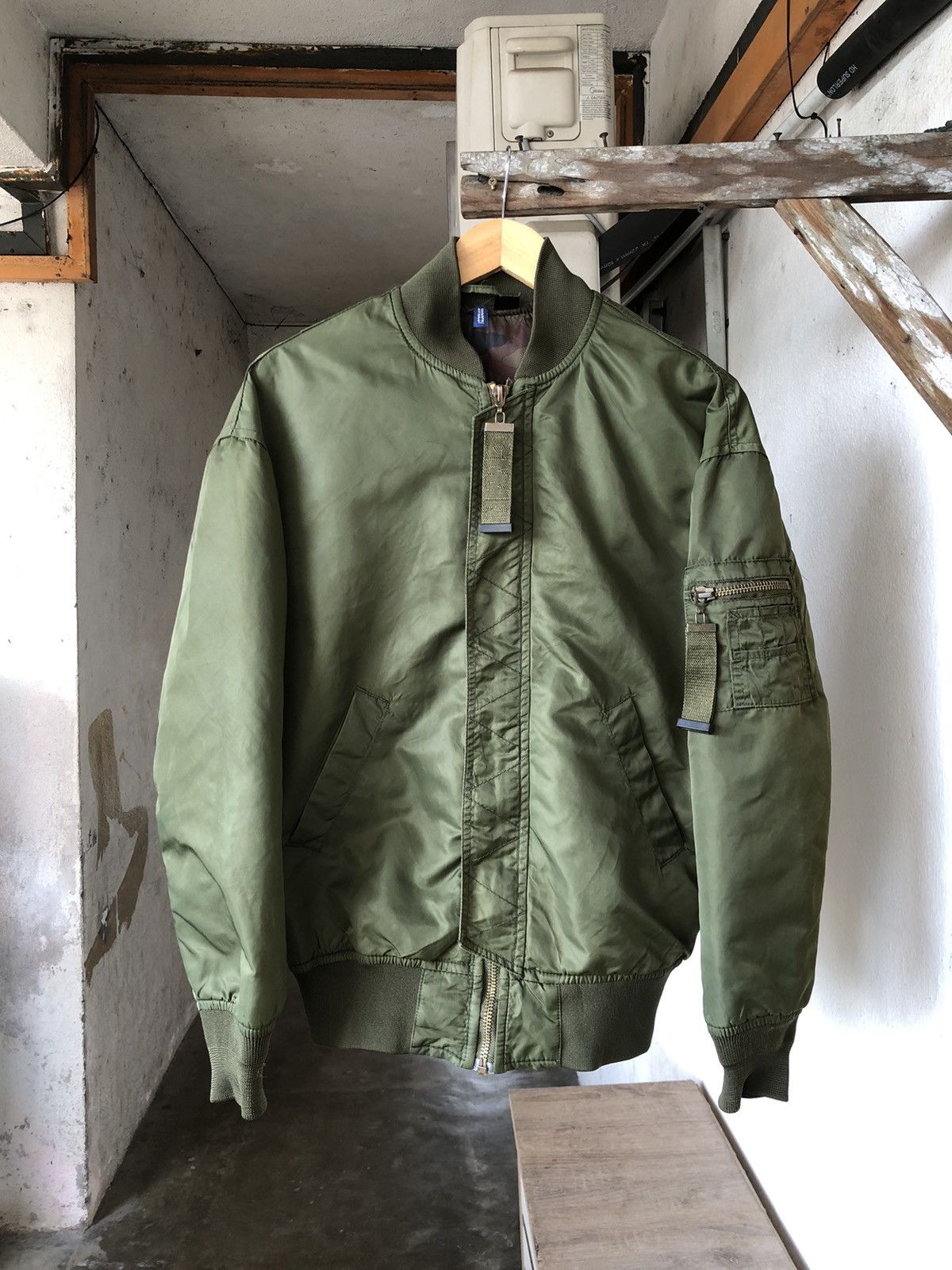 Vintage Rare❗️H&M x CMMN Military Bomber Jacket Size US XS / EU 42 / 0 - 7 Thumbnail