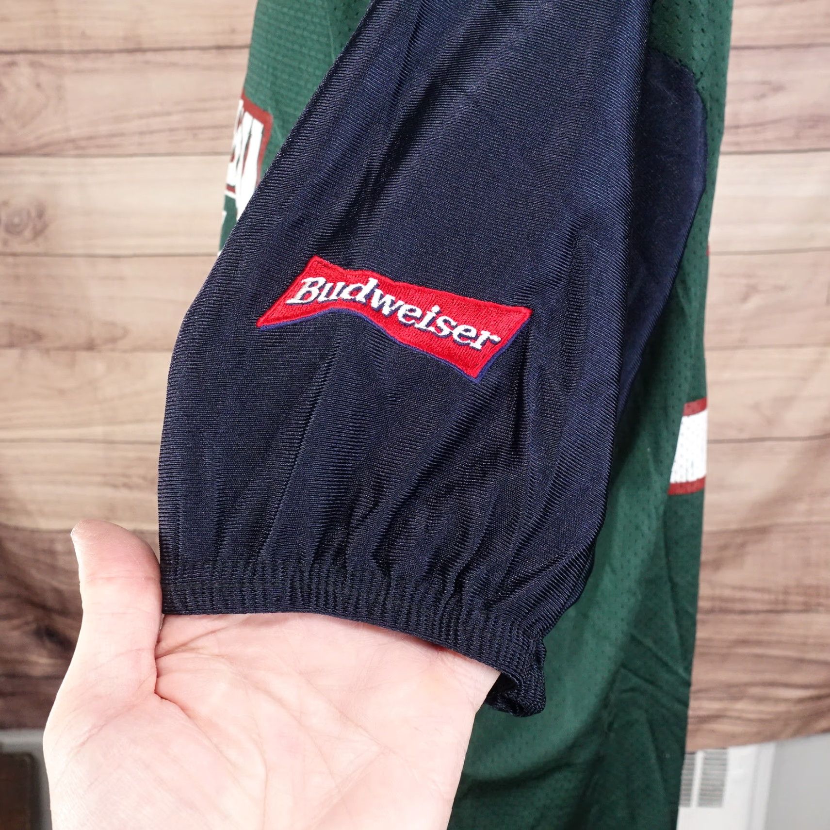 Budweiser VINTAGE EMPIRE SPORTING GOODS BUD BOWL 2000 GREEN FOOTBALL JERSEY ONE SIZE 26X34 Mens Size US M / EU 48-50 / 2 - 3 Thumbnail
