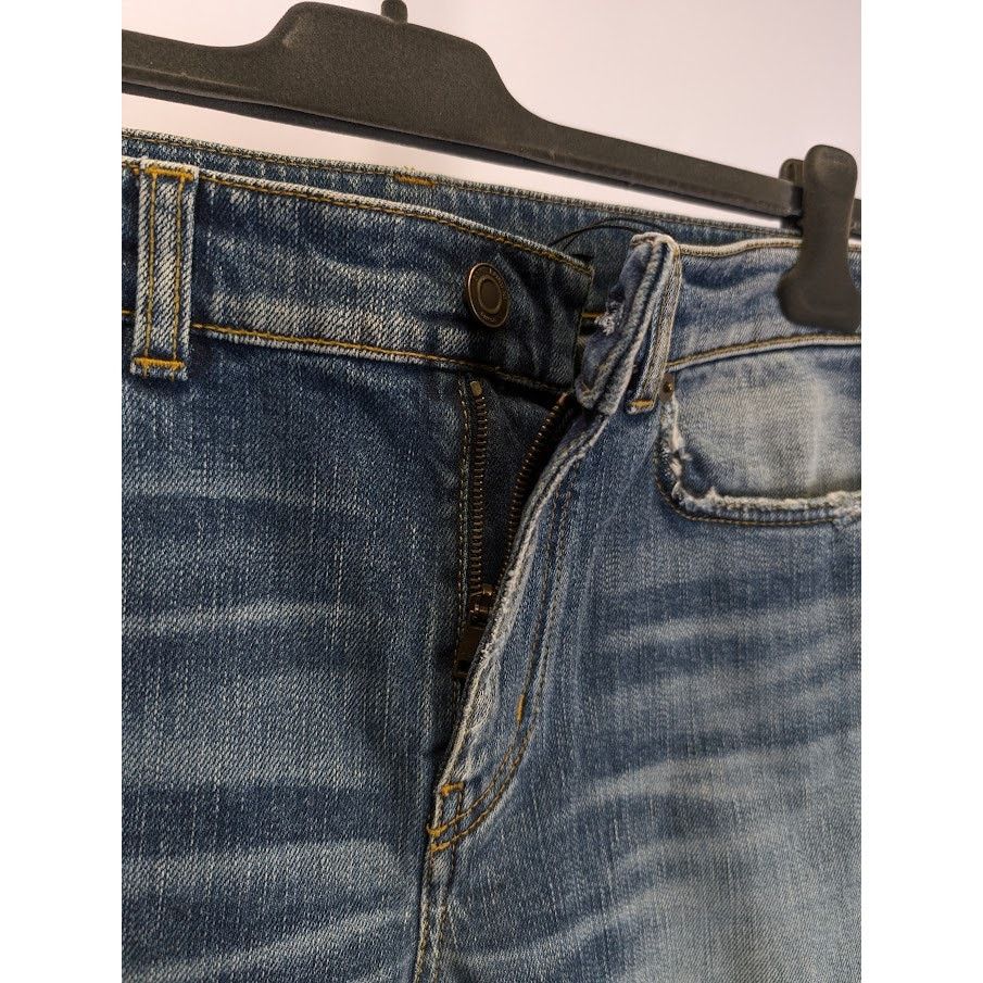 Saint Laurent Paris o1rshd1 Sample Jeans in Indigo Blue Size US 29 - 7 Thumbnail