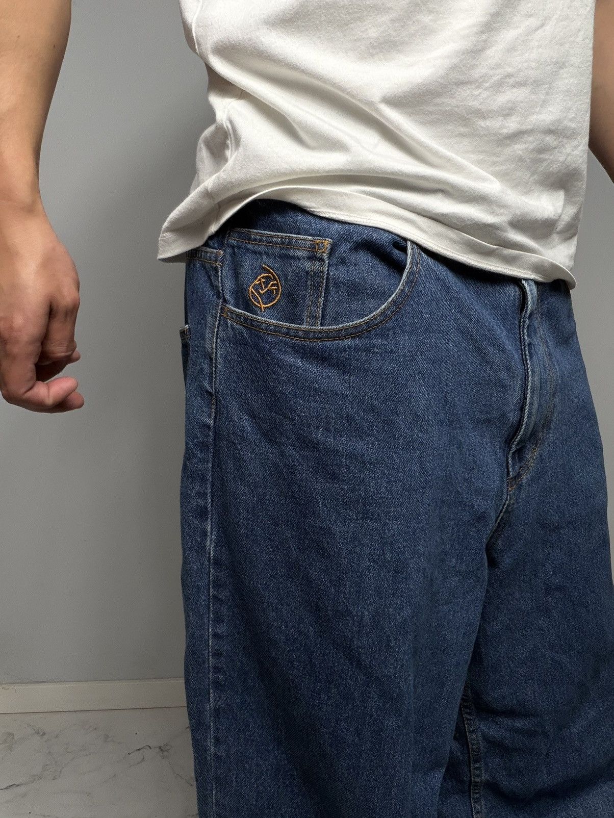 Polar Skate Co. Polar Skate Co Big Boy Baggy Straight Streetwear Men Jeans Size US 34 / EU 50 - 8 Thumbnail