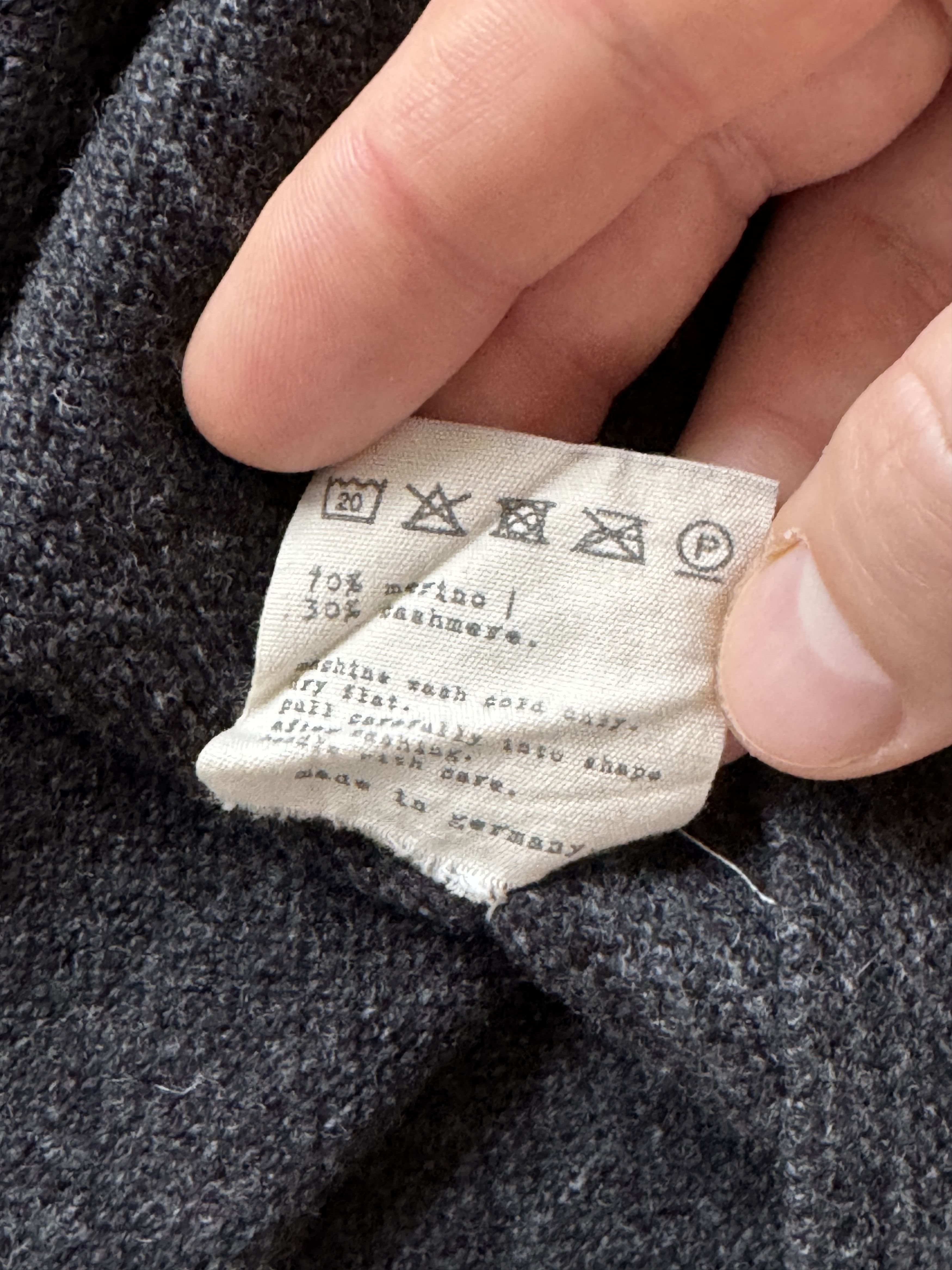 Hannibal. Hannibal. Gray Cashmere Blend Sweater Size US M / EU 48-50 / 2 - 5 Thumbnail