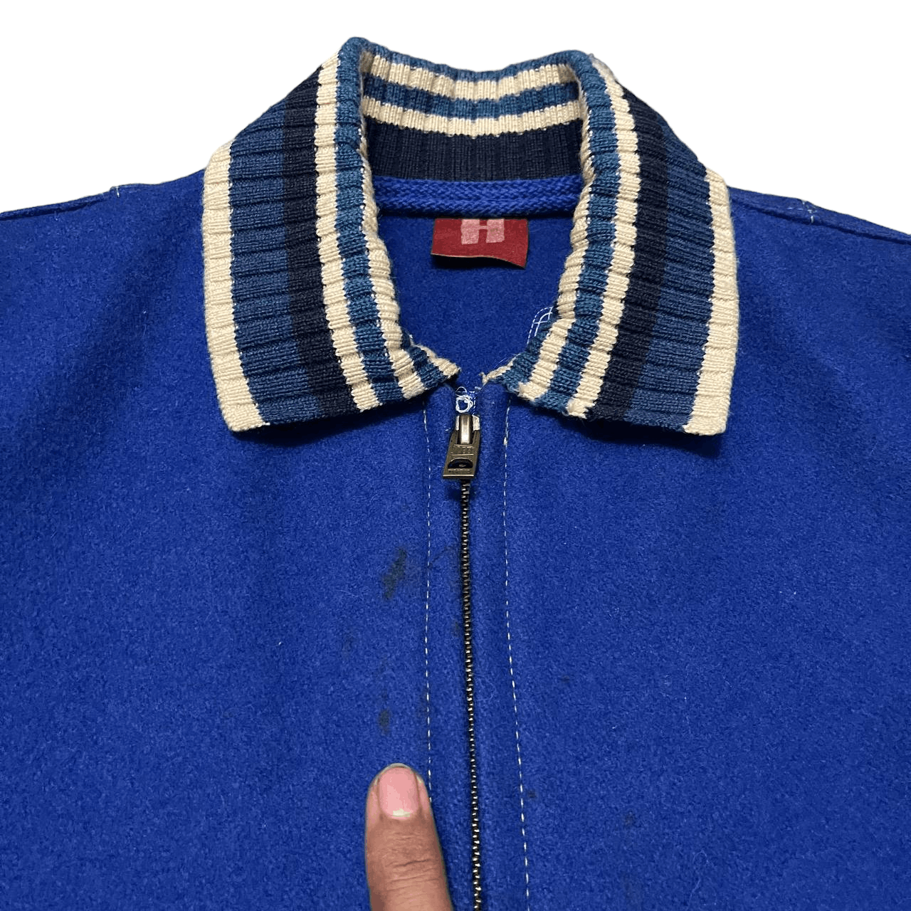 Hysteric Glamour Vintage 90s Hysteric Glamour H.C.G.R Rock Wool Zipper Jacket Size US S / EU 44-46 / 1 - 5 Thumbnail