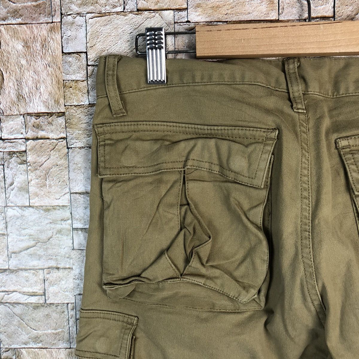 Japanese Brand Louxs Work Union Brown Cargo Multipocket Pants #A649 Size US 32 / EU 48 - 19 Thumbnail