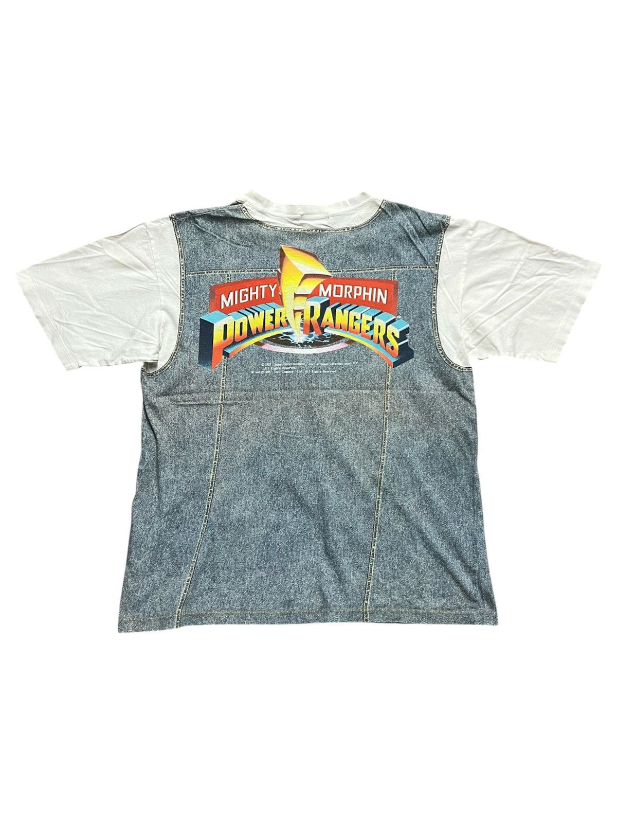 Cartoon Network Vintage 1995 Mighty Morphin Power Rangers Bandai T-Shirt Size US M / EU 48-50 / 2 - 1 Thumbnail