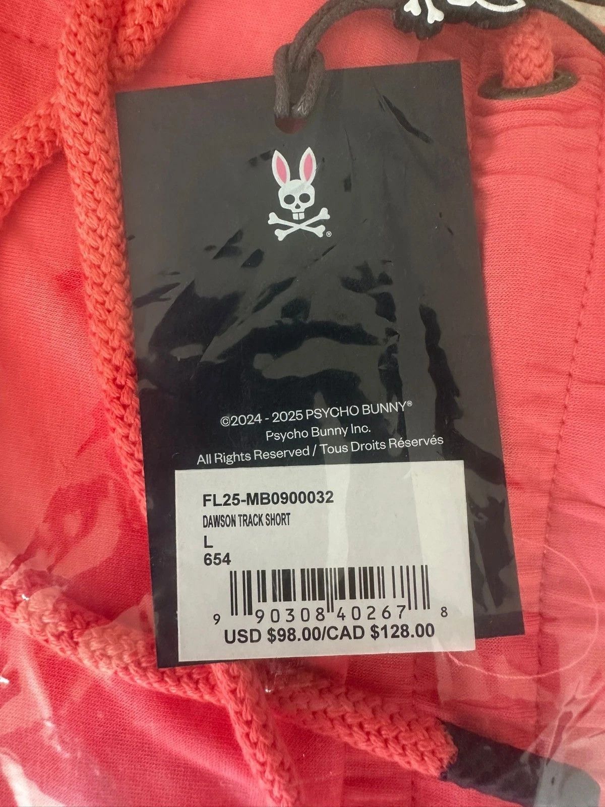 Psycho Bunny PSYCHO BUNNY Mens dawson track short SZ L %100 REAL Size US 36 / EU 52 - 7 Thumbnail