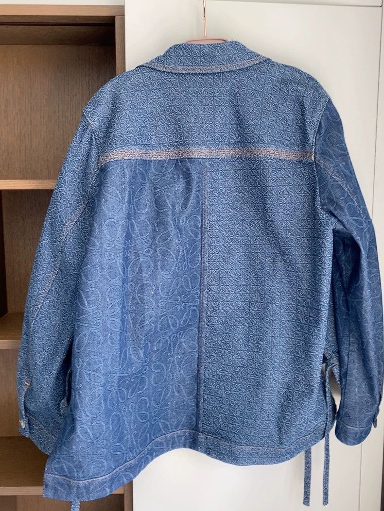 Loewe Loewe Full-print button denim jacket Size XXS / US 00 / IT 34 - 4 Thumbnail
