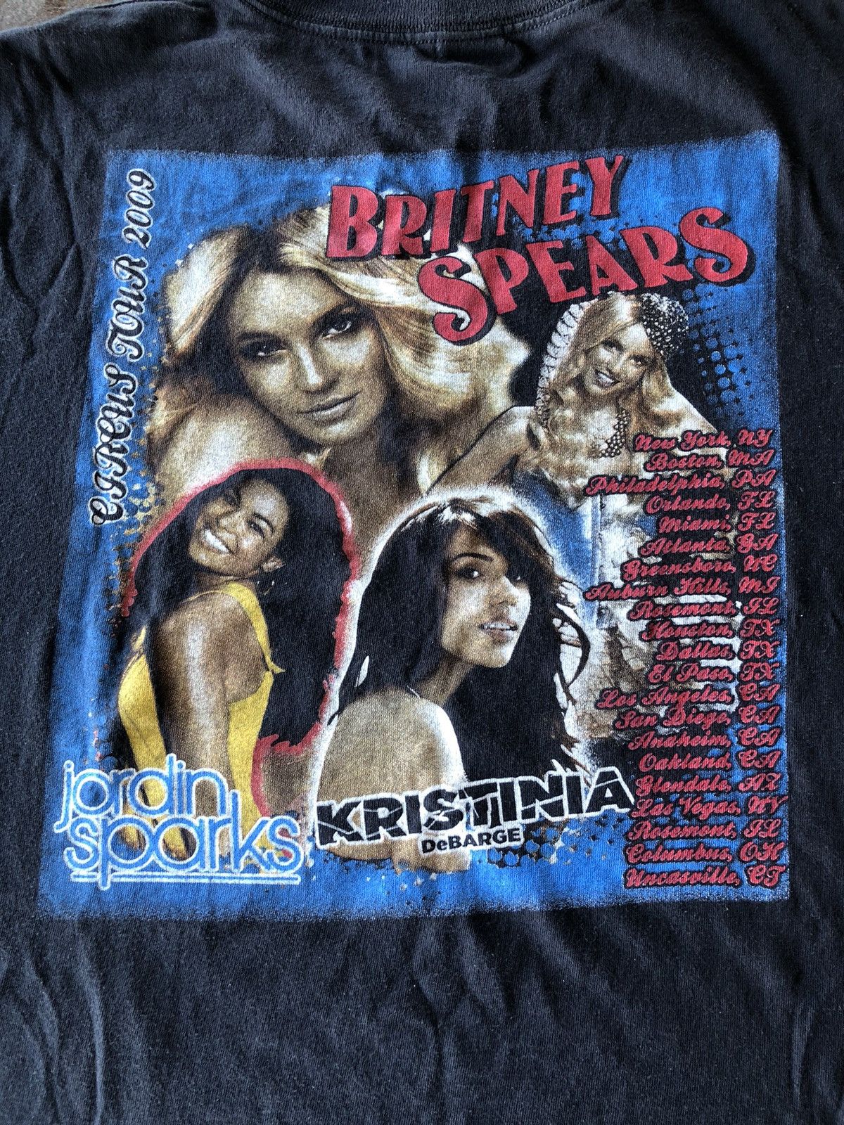 Rap Tees Vintage Britney Spears Circus 09 Tour Shirt Tee Size US L / EU 52-54 / 3 - 9 Thumbnail