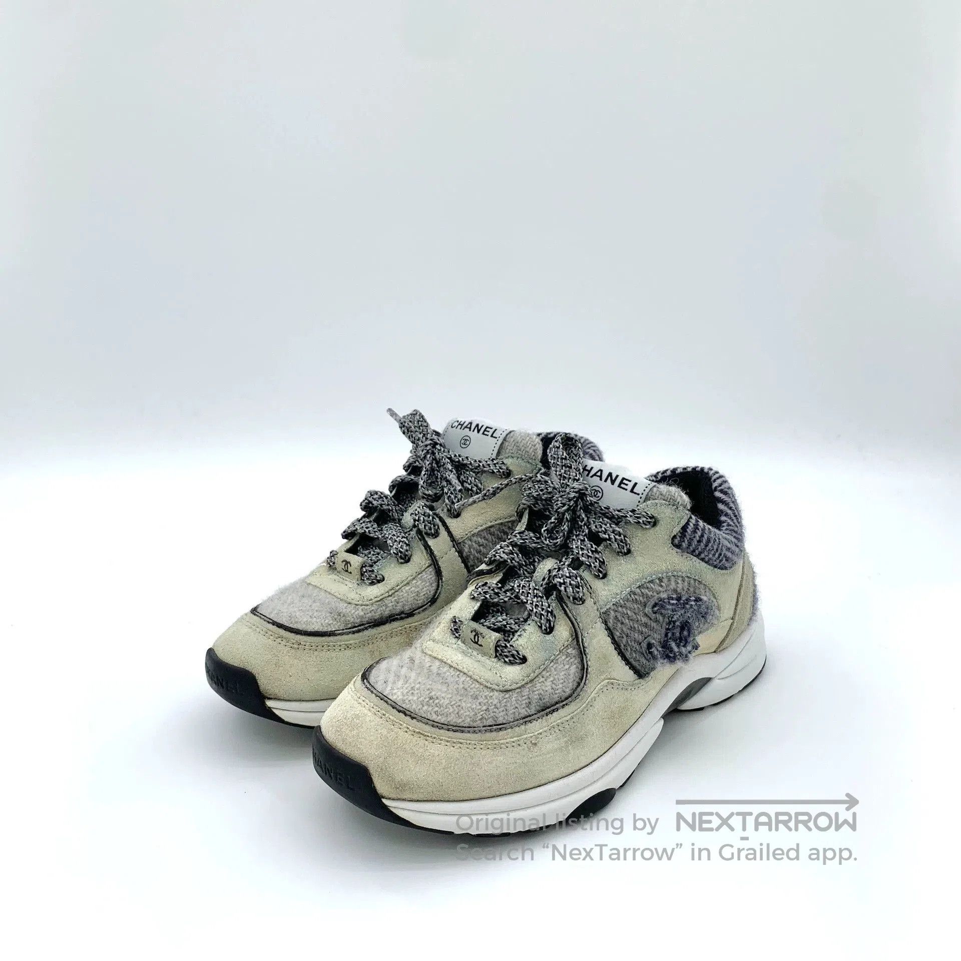 Chanel Chanel Logo Embroidered Casual Sneakers. Size US 7 / EU 40 - 1 Thumbnail