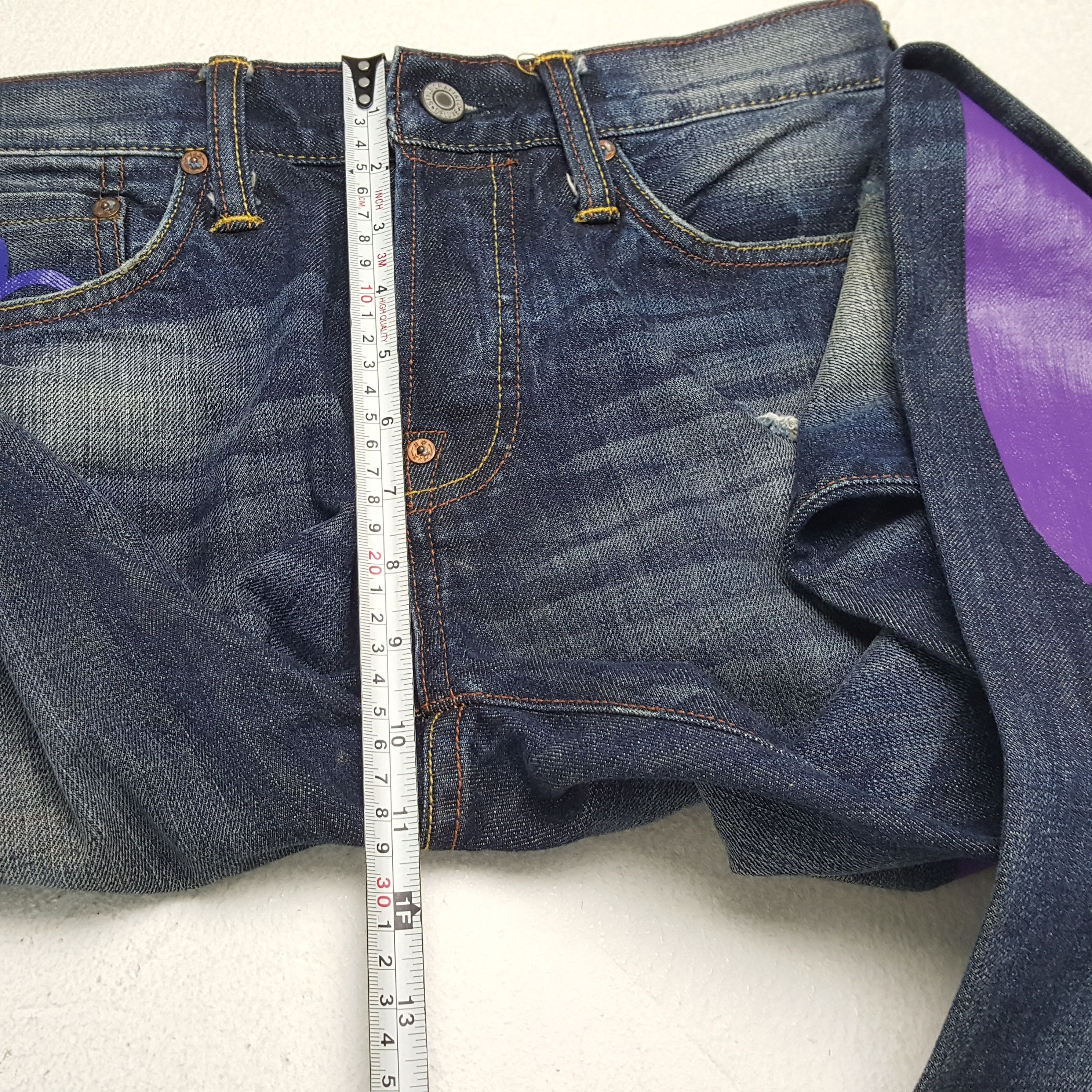 Evisu × Japanese Brand × Vintage Vintage EVISU Japanese Brand Daicock Custom Style Jeans Size US 30 / EU 46 - 8 Thumbnail
