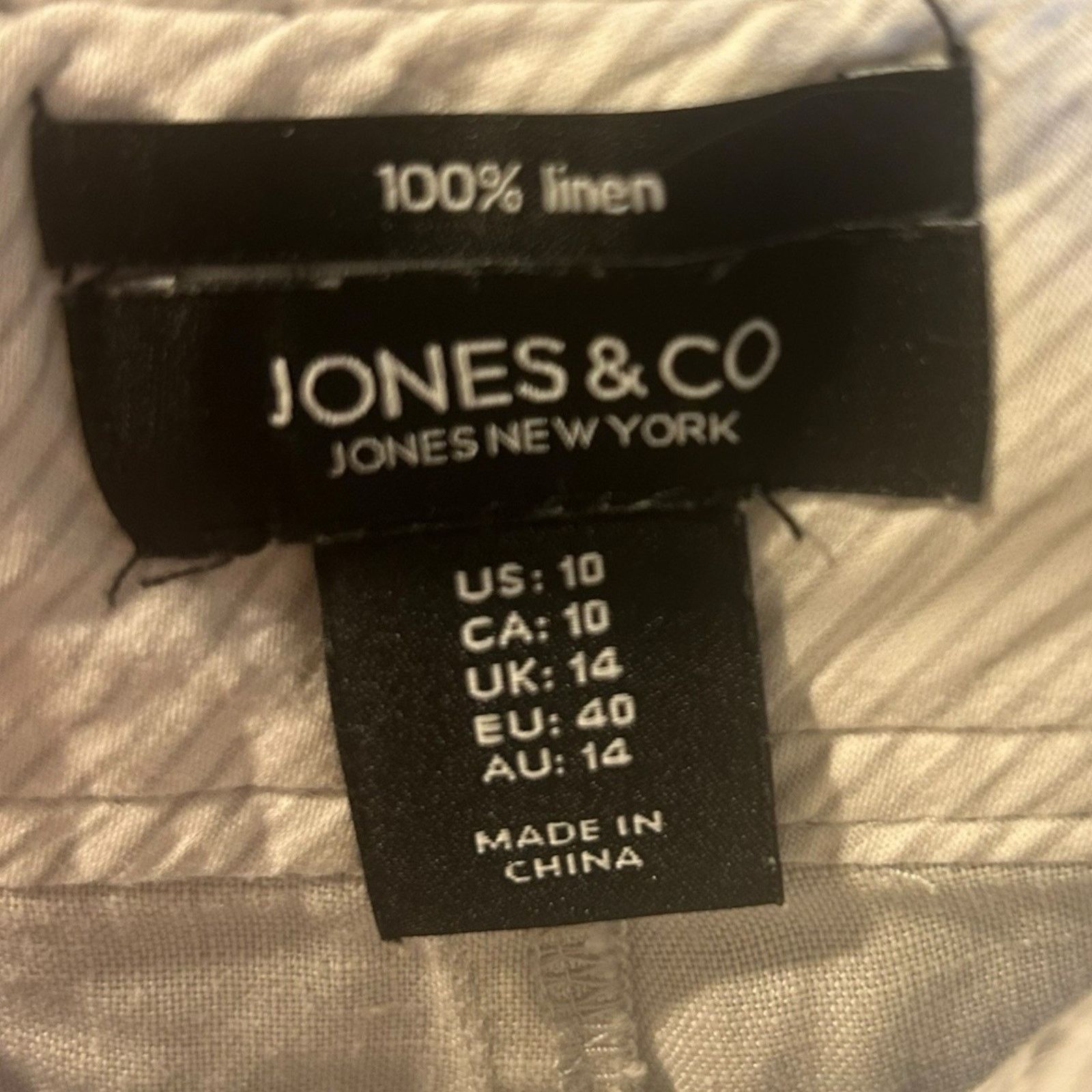 Jones New York Jones New York Bermuda Shorts Womens Size 10 100% Linen Size 32" / US 10 / IT 46 - 2 Thumbnail