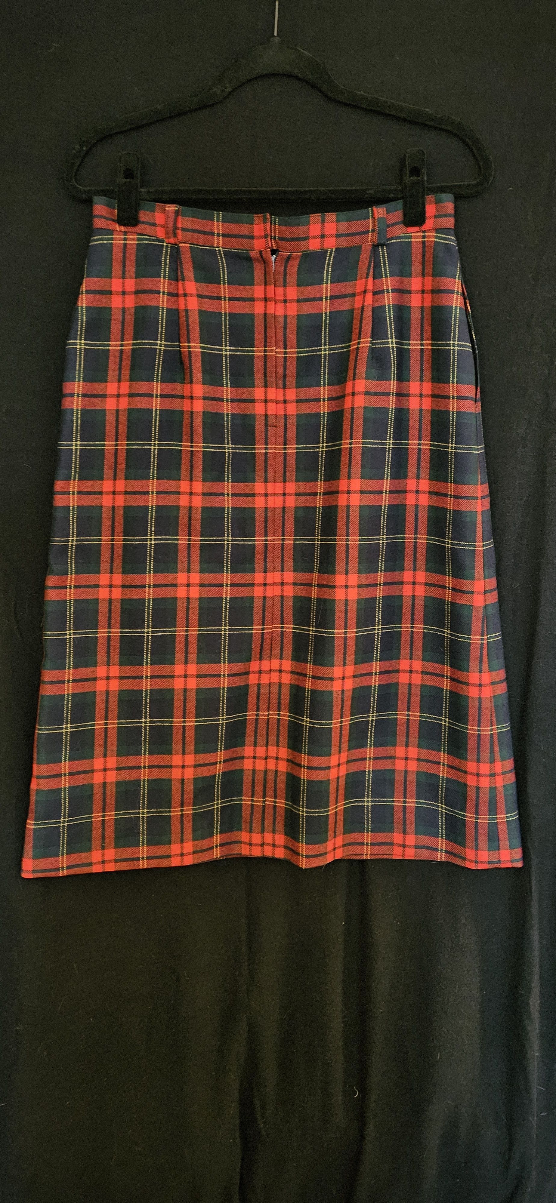 L.L. Bean Vintage L.L.Bean red plaid midi skirt Size 36" / US 14 / IT 50 - 2 Thumbnail