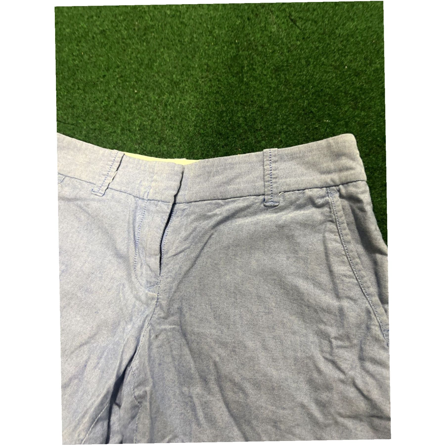 J.Crew J CREW FACTORY Womens City Fit Blue Shorts Size 00 PREPPY Summer Size 28" / US 6 / IT 42 - 4 Thumbnail