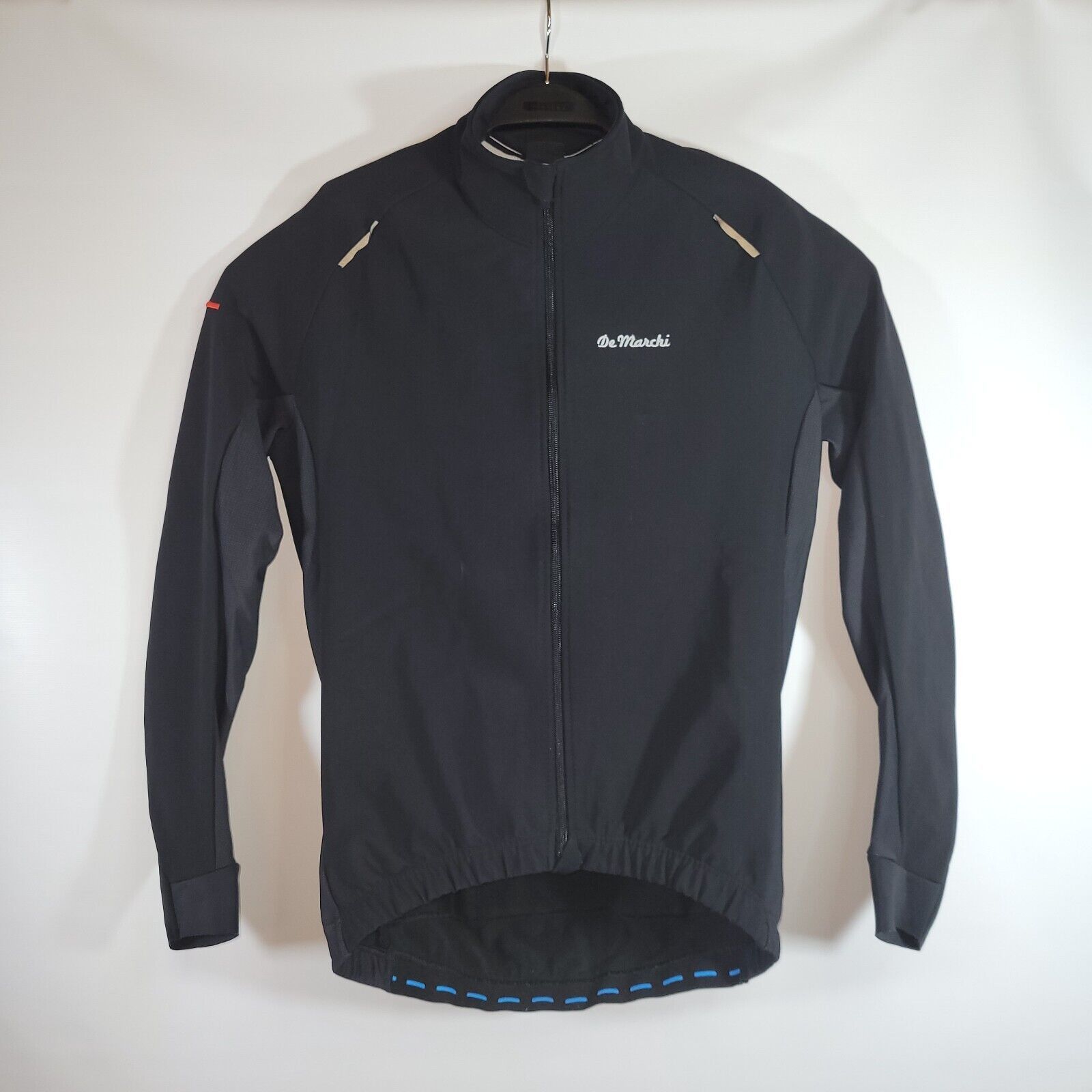 Other DE MARCHI BLACK CYCLING RIDING FULL ZIP JERSEY JACKET Sz L Size US L / EU 52-54 / 3 - 1 Thumbnail