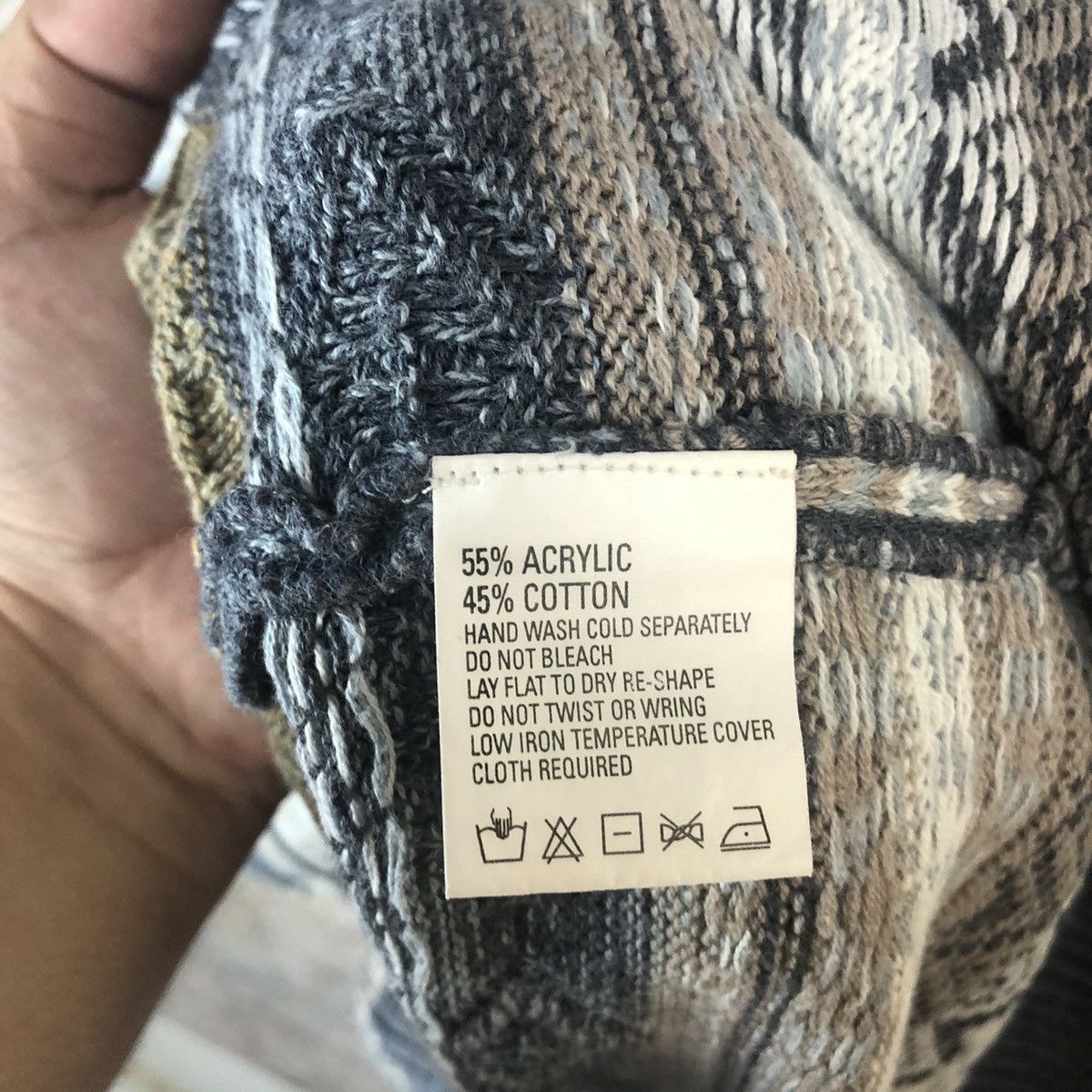 Vintage Jeans West Brown stripe design Knitwear #A31 Size M / US 6-8 / IT 42-44 - 11 Thumbnail
