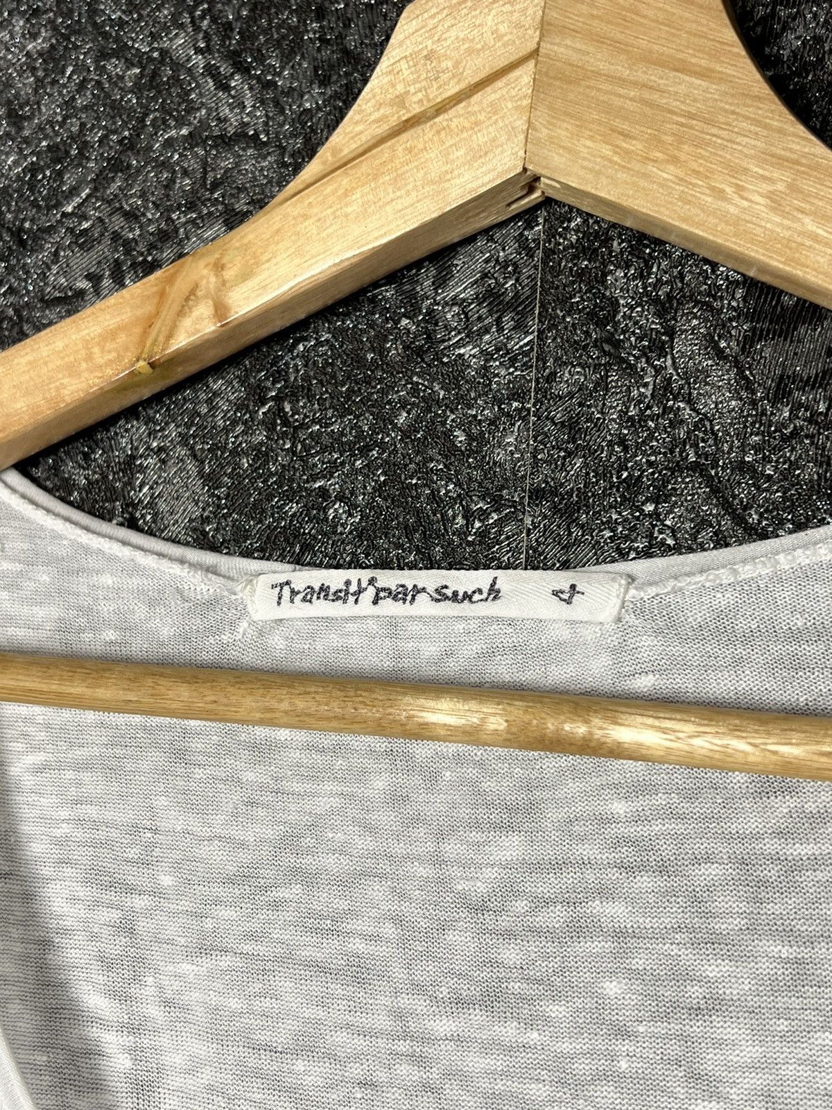 Transit Transit Par Such Avant Garde Linen T-Shirt Short Sleeve Tee Size XS / US 0-2 / IT 36-38 - 3 Thumbnail