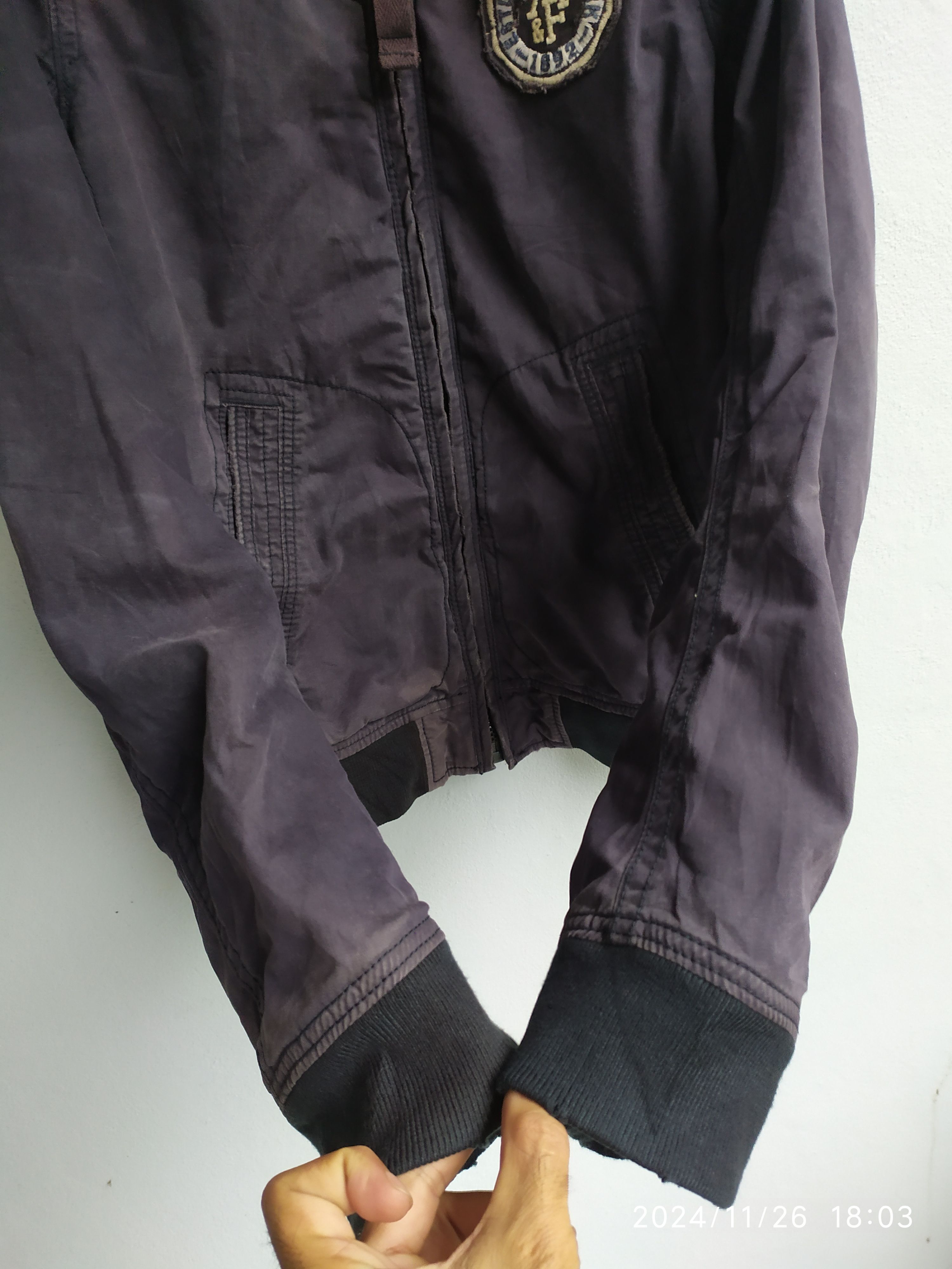 Japanese Brand Vintage Y2K Abercombie & Fitch Bull point Jacket Size US M / EU 48-50 / 2 - 5 Thumbnail