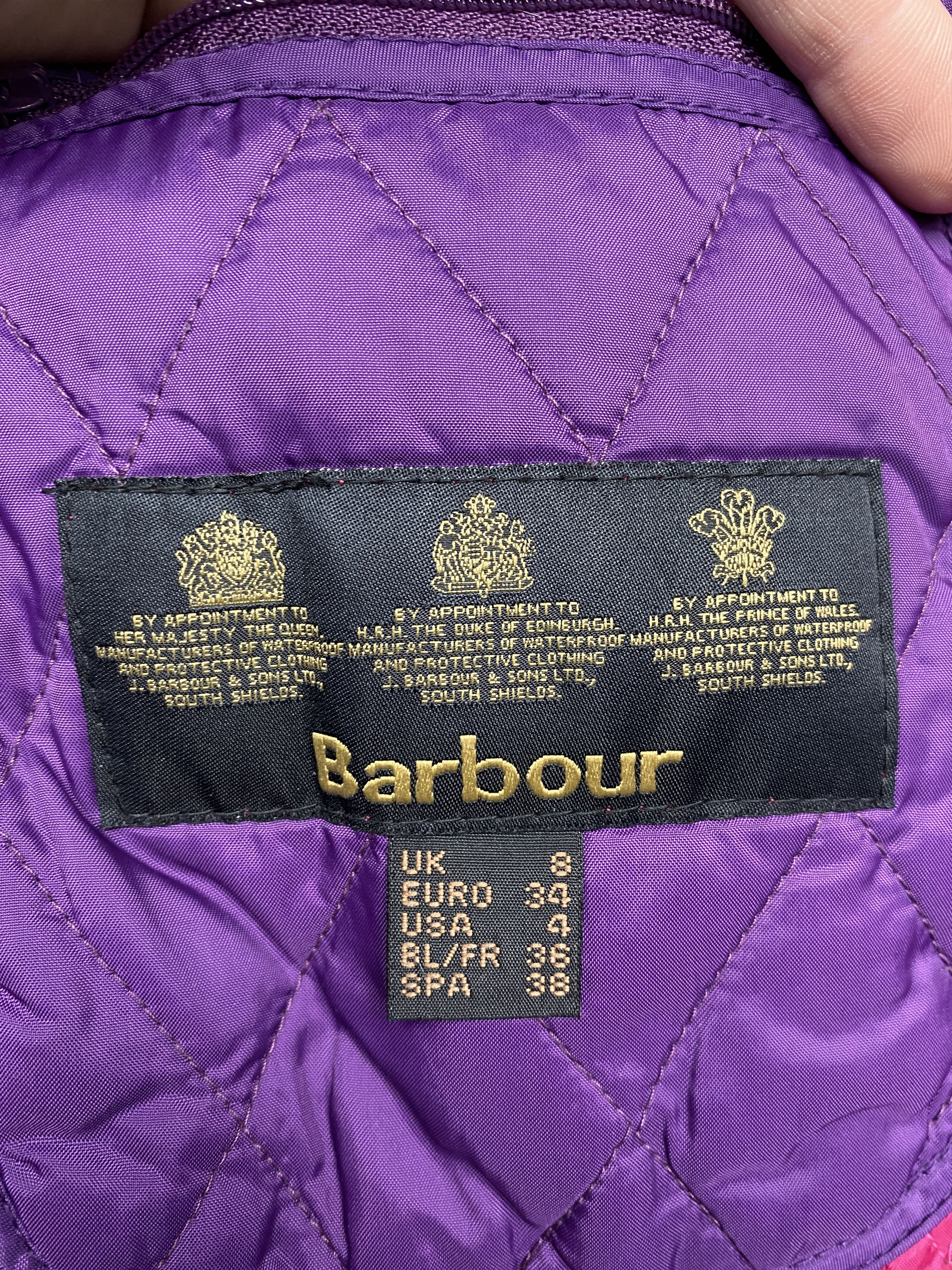 Barbour Barbour Vintage Womens Summer Liddesdale Quilted Jacket Size S / US 4 / IT 40 - 4 Thumbnail