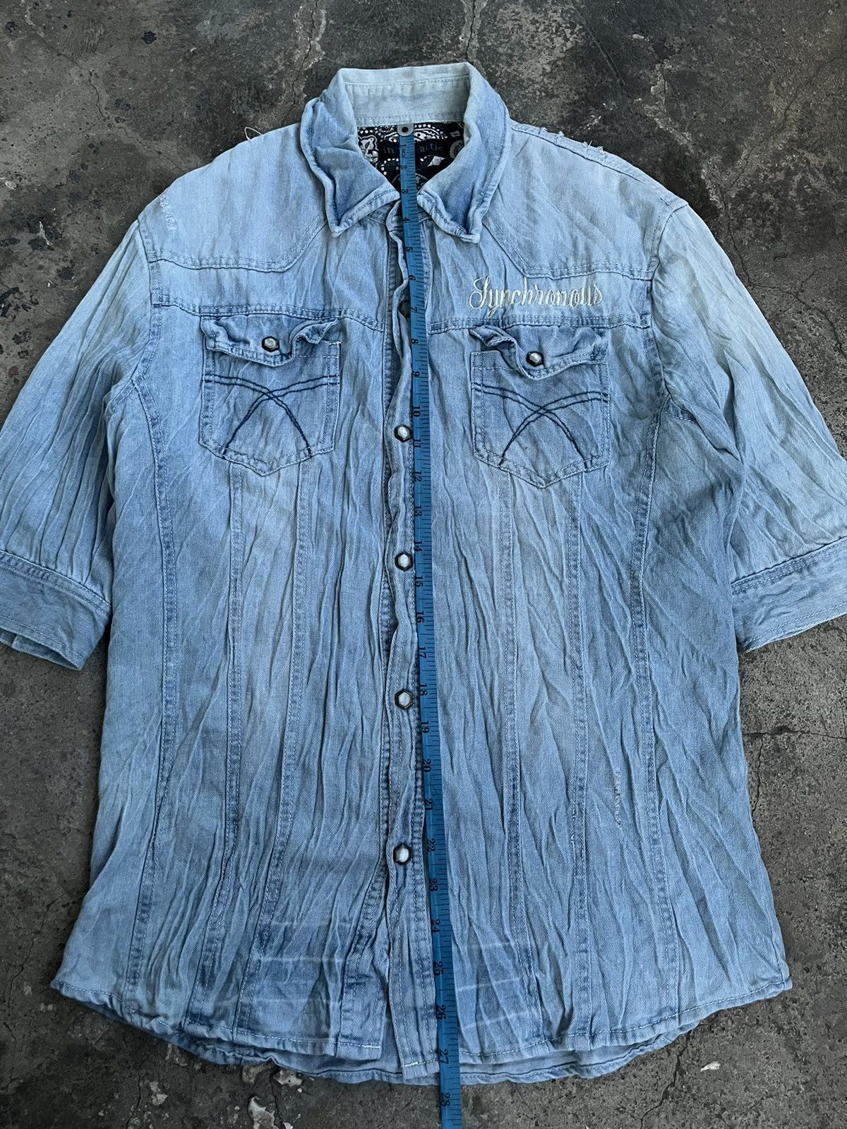 14th Addiction × If Six Was Nine × Le Grande Bleu (L.G.B.) JAPANESE IN THE ATTIC DENIM GOTHIC SEDITIONARIES PUNK STYLE Size US L / EU 52-54 / 3 - 9 Thumbnail