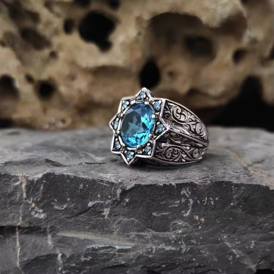 Japanese Brand × Jewelry × Vintage Eight Star Fashion Jewelry Alloy Rings Size ONE SIZE - 2 Thumbnail