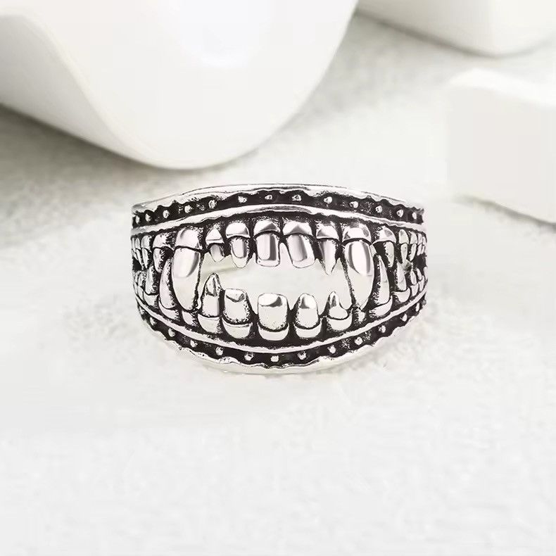Jewelry Creative Monsters Tusks Ring Size ONE SIZE - 2 Thumbnail