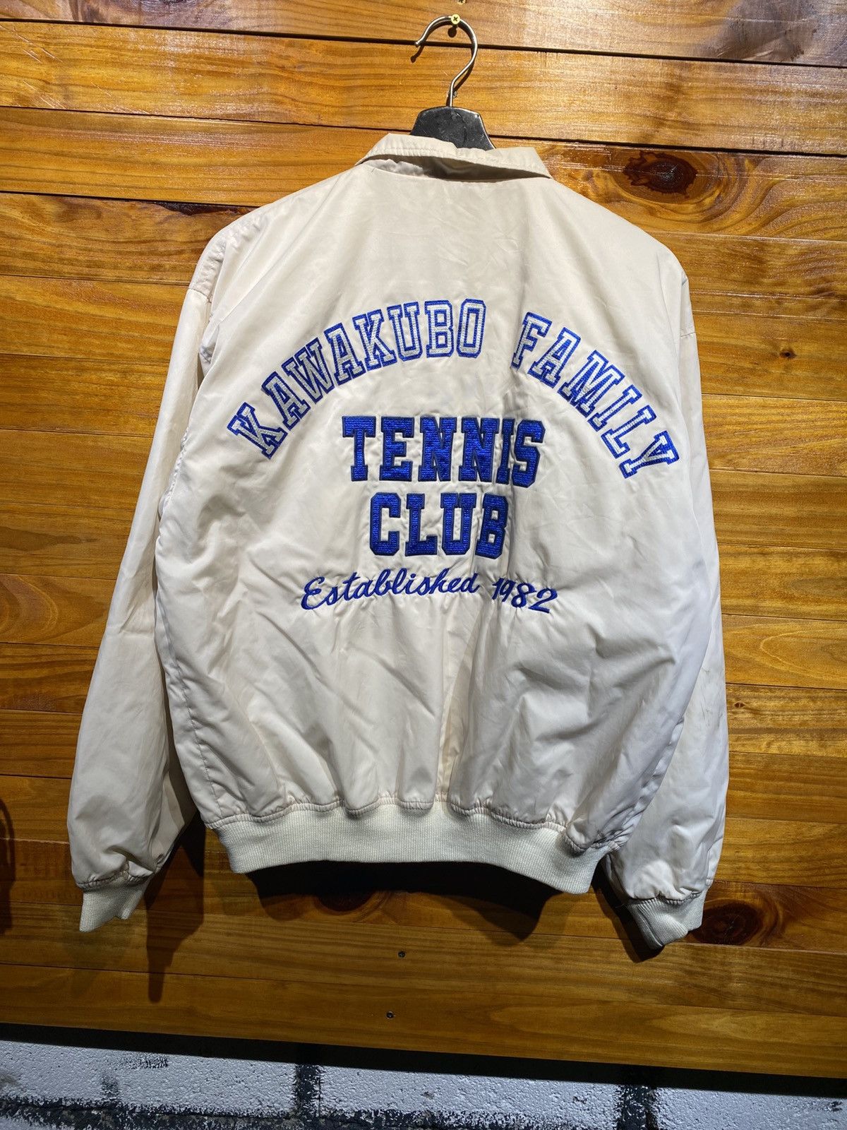 Vintage Vintage A&H Kawakubo Family Tennis Club Coach Jacket – 1980s Size US M / EU 48-50 / 2 - 9 Thumbnail