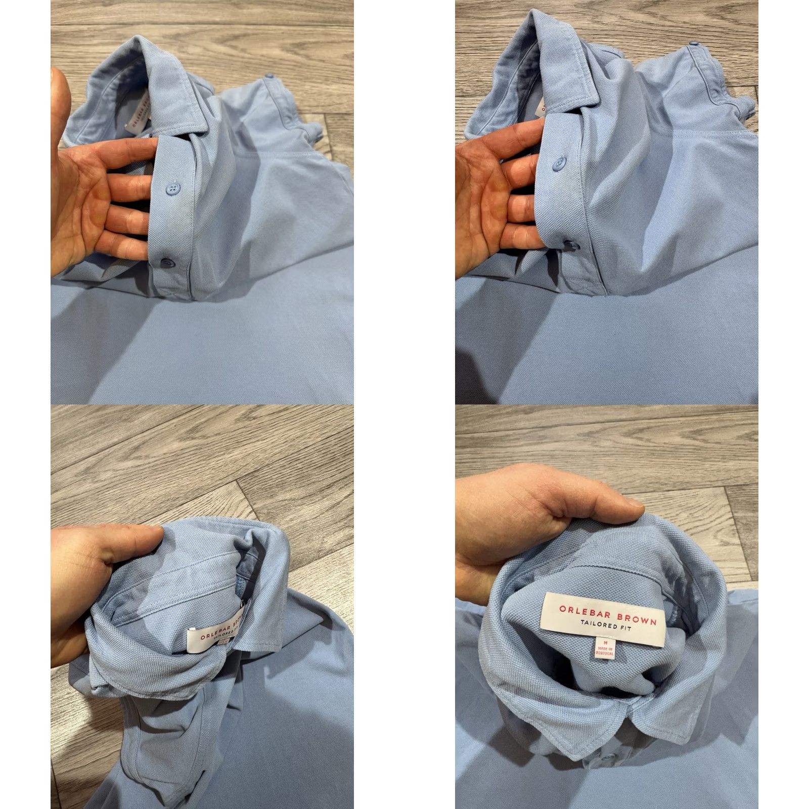 Orlebar Brown Orlebar Brown Polo Shirt Blue 100% Cotton Short Sleeve Size M Tailored Fit Mens Shirt Size US M / EU 48-50 / 2 - 8 Thumbnail