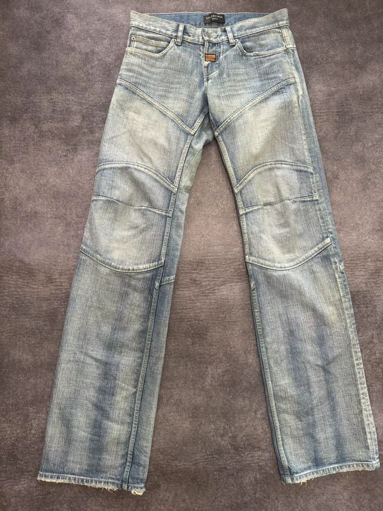 Balenciaga Balenciaga size S Low waist straight jeans Size US 27 - 1 Thumbnail