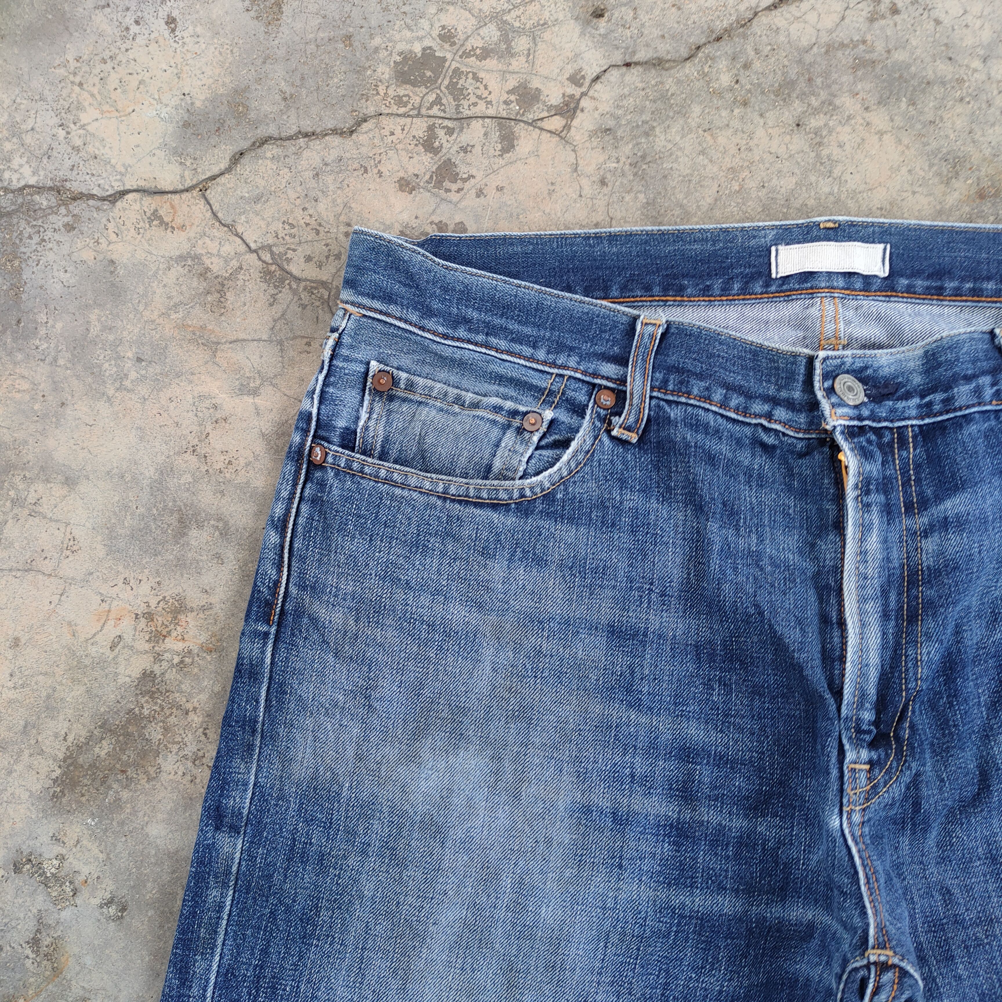 Japanese Brand × Jean × Vintage VINTAGE JAPANESE FADED RIPPED JEANS DENIM PANTS Size US 37 - 6 Thumbnail