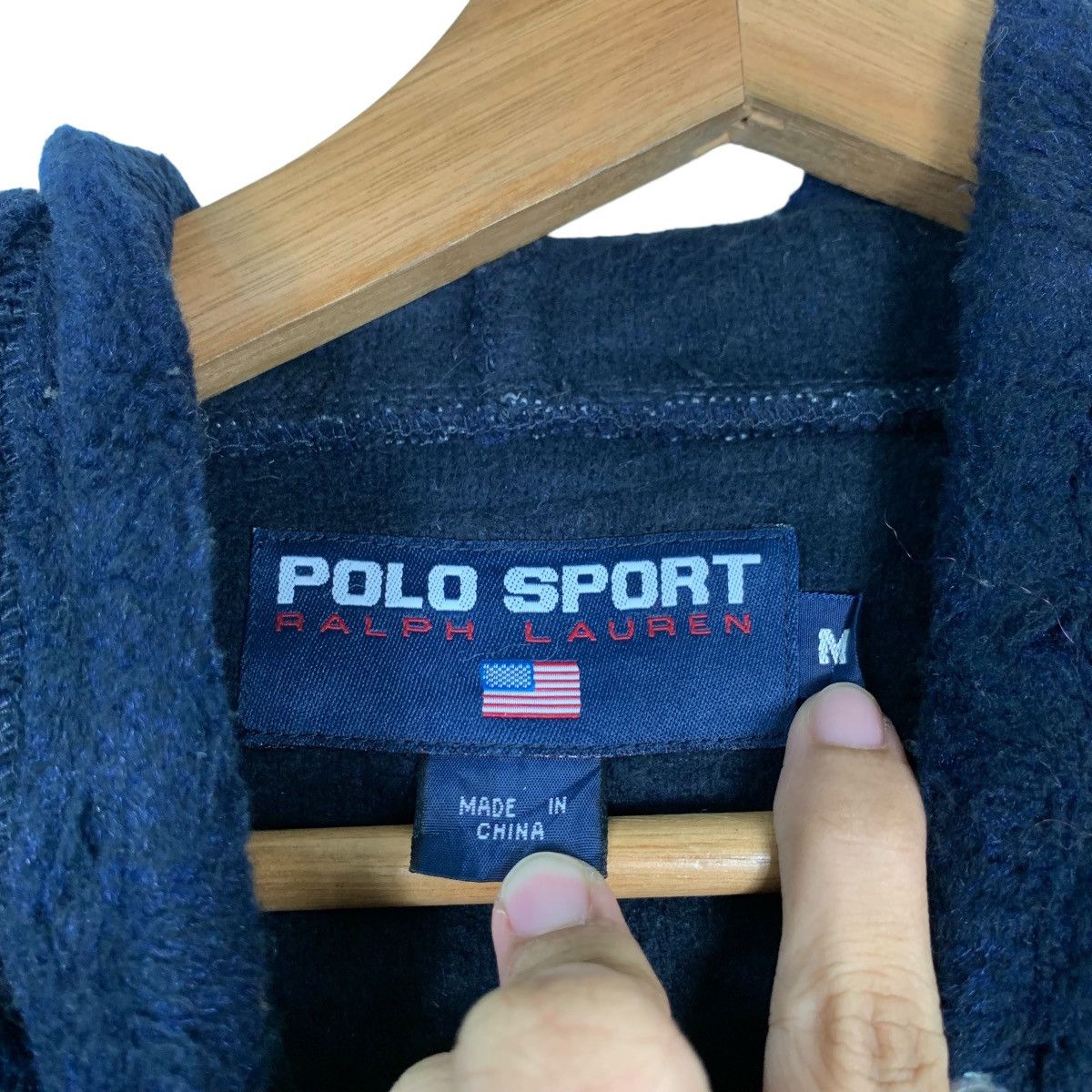 Polo Ralph Lauren Polo Sport RL USA Big Logo Pullover Fleece Hoodies #0018-C1 Size US M / EU 48-50 / 2 - 14 Thumbnail