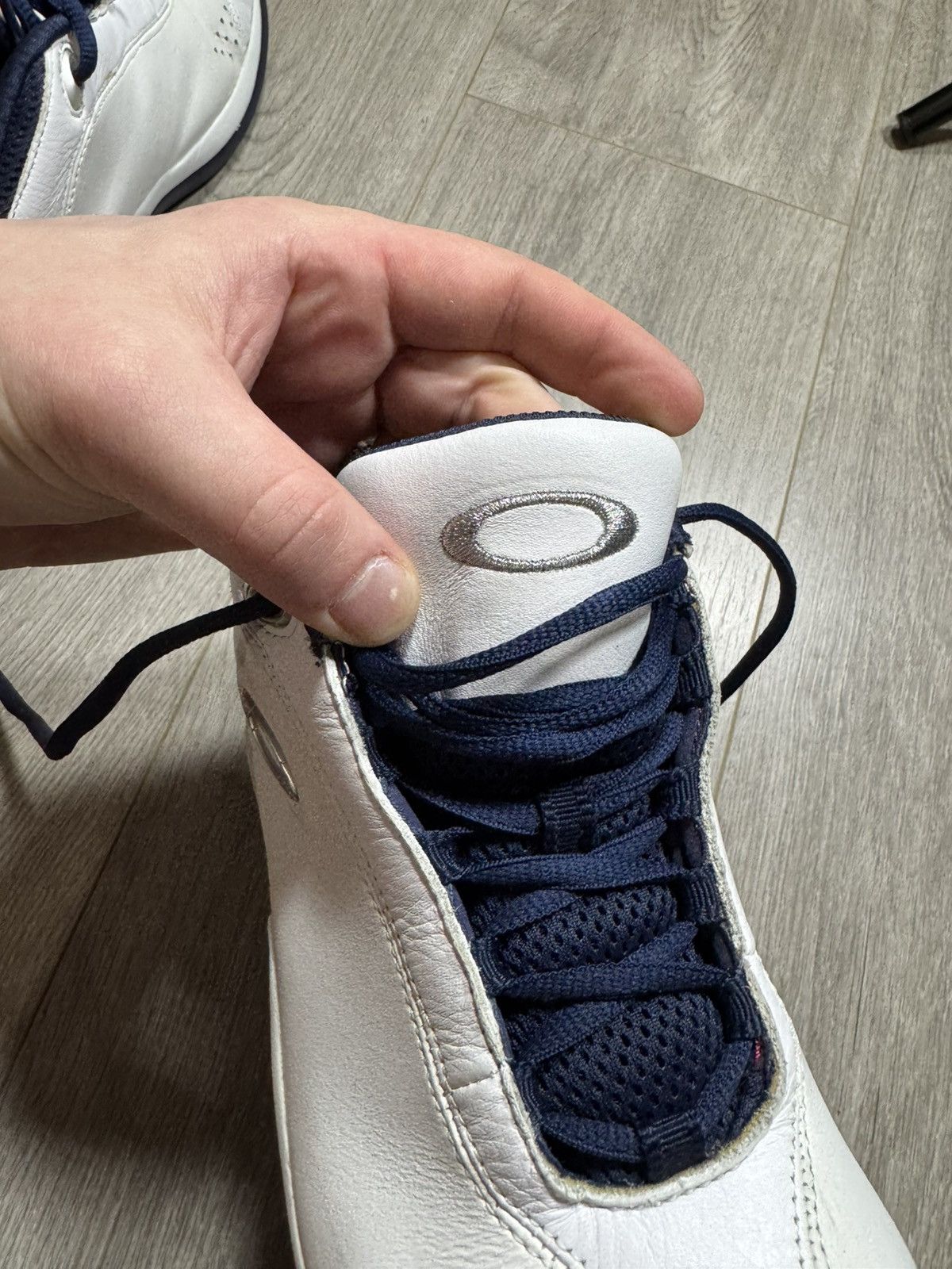 Oakley Oakley Domestic Redcode 0.1 White-Blue Basketball Shoes Size US 8.5 / EU 41-42 - 18 Thumbnail