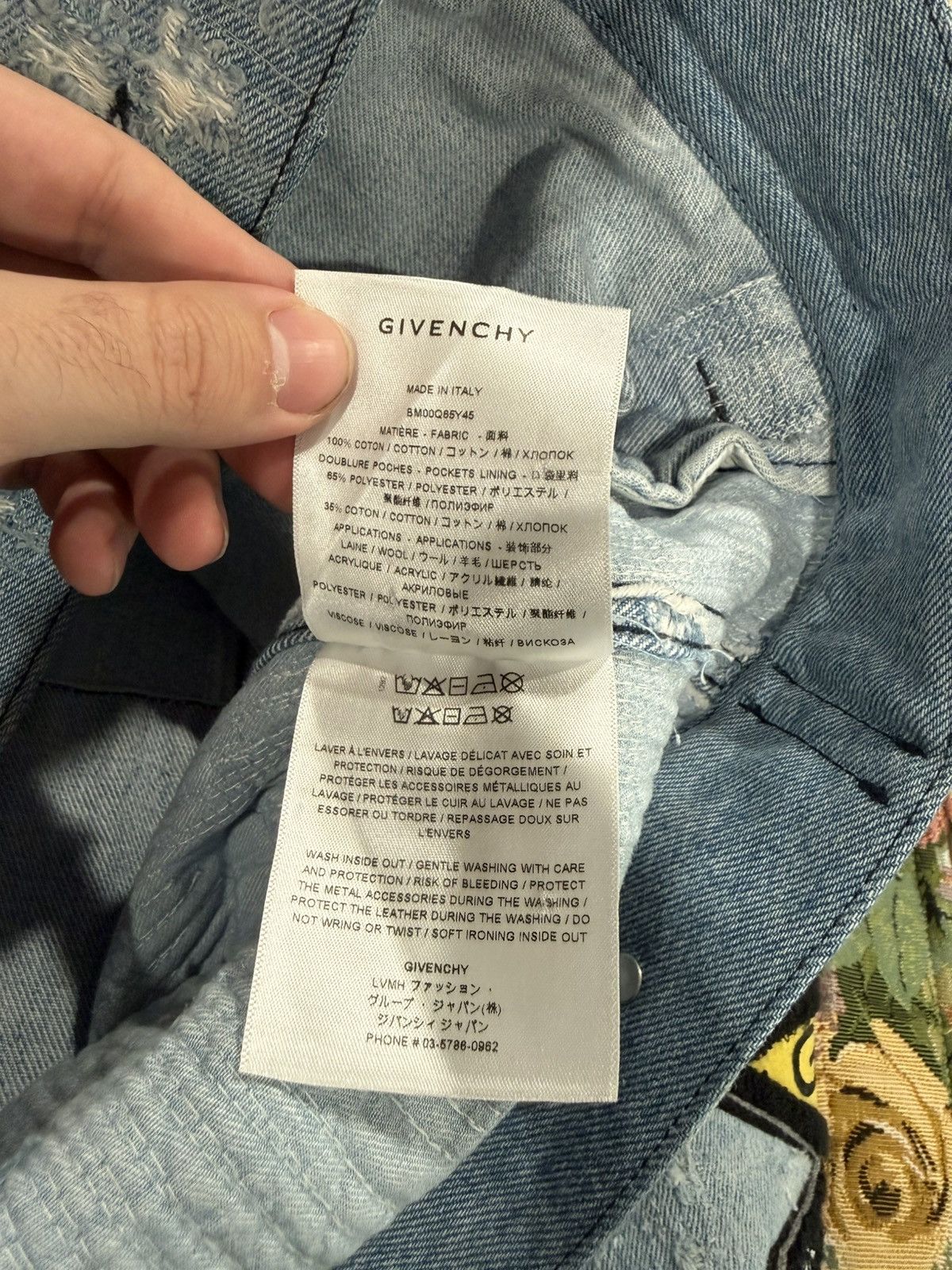 Givenchy Givenchy Bstroy Patches 4G Denim Jacket Size US XL / EU 56 / 4 - 7 Thumbnail