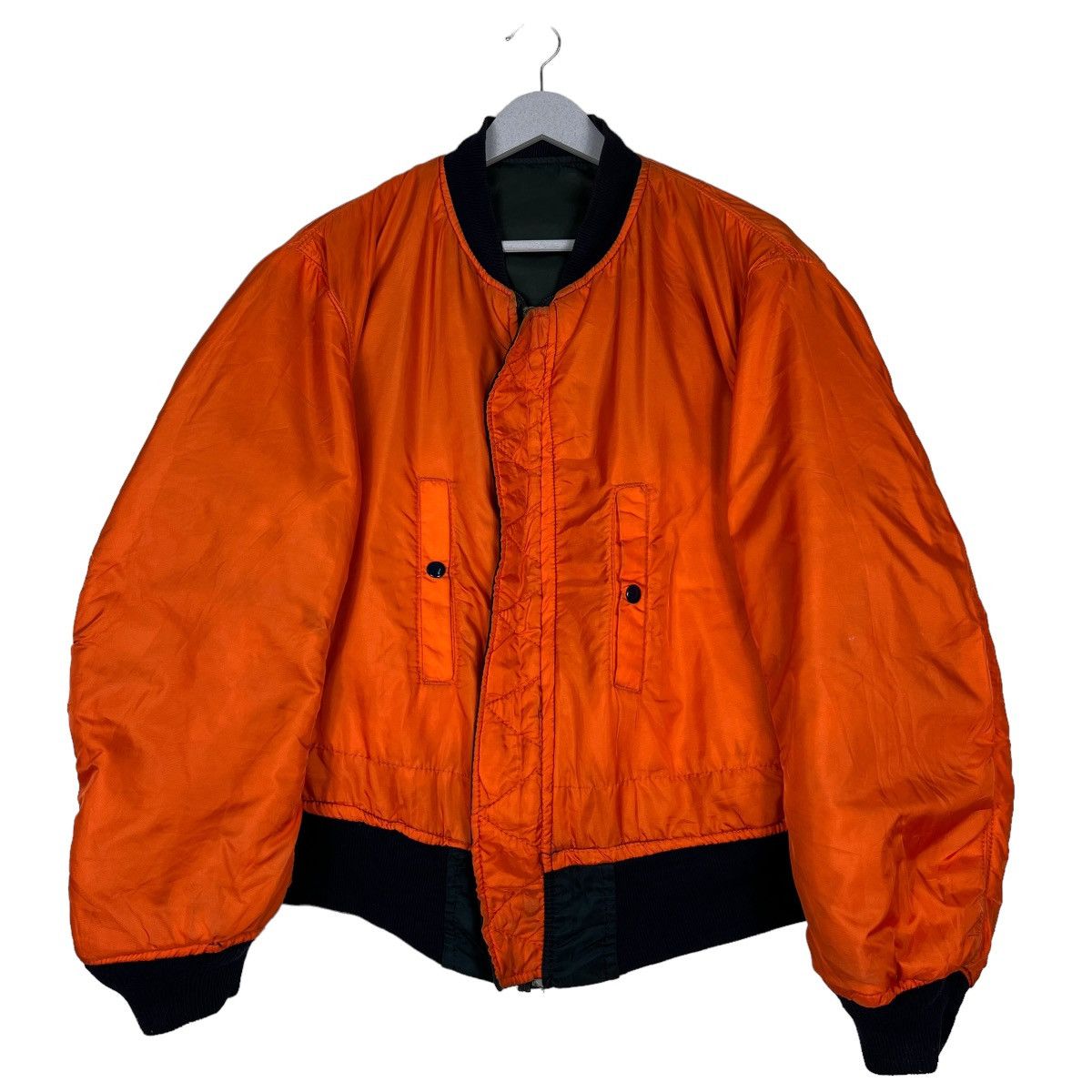 Alpha Industries 🔥 VINTAGE MA-1 ALPHA INDUSTRIES BOMBER JACKET MADE IN USA Size US L / EU 52-54 / 3 - 15 Thumbnail