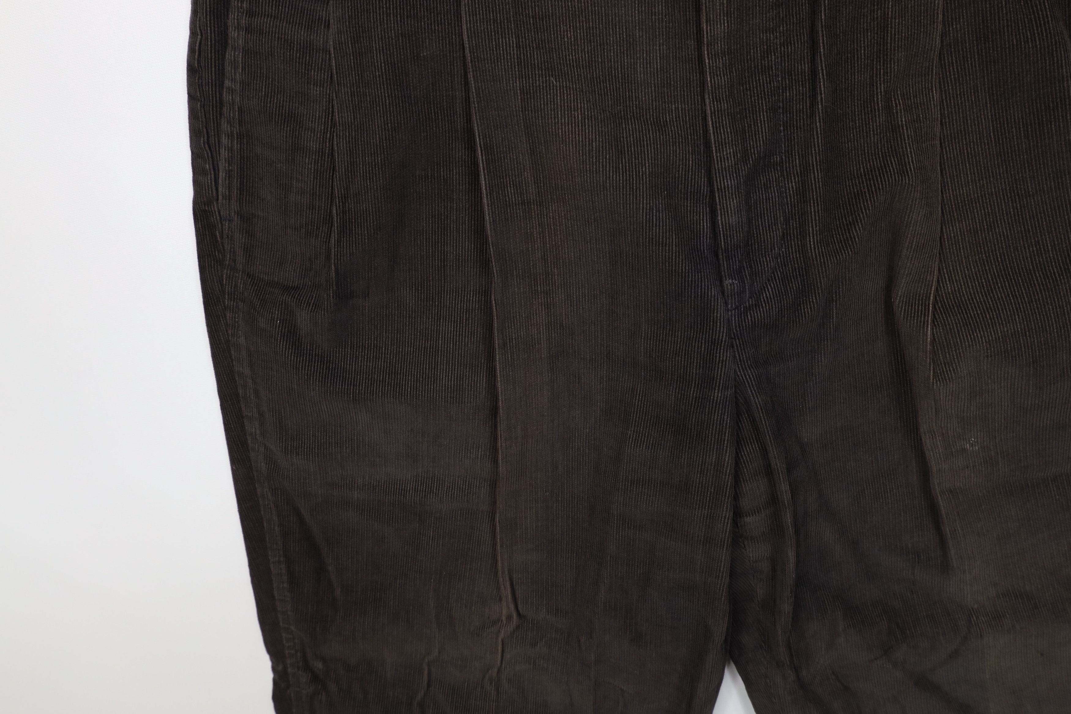 Lands' End Vintage 90s Lands End Wide Leg Corduroy Chino Pants USA Size US 38 / EU 54 - 7 Thumbnail