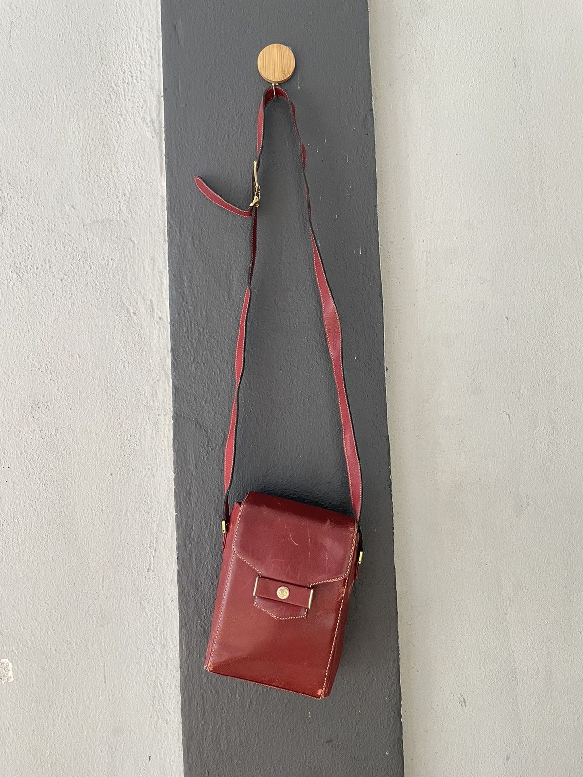 Dior Vintage Christian Dior Sling Bag Leather Size ONE SIZE - 16 Thumbnail