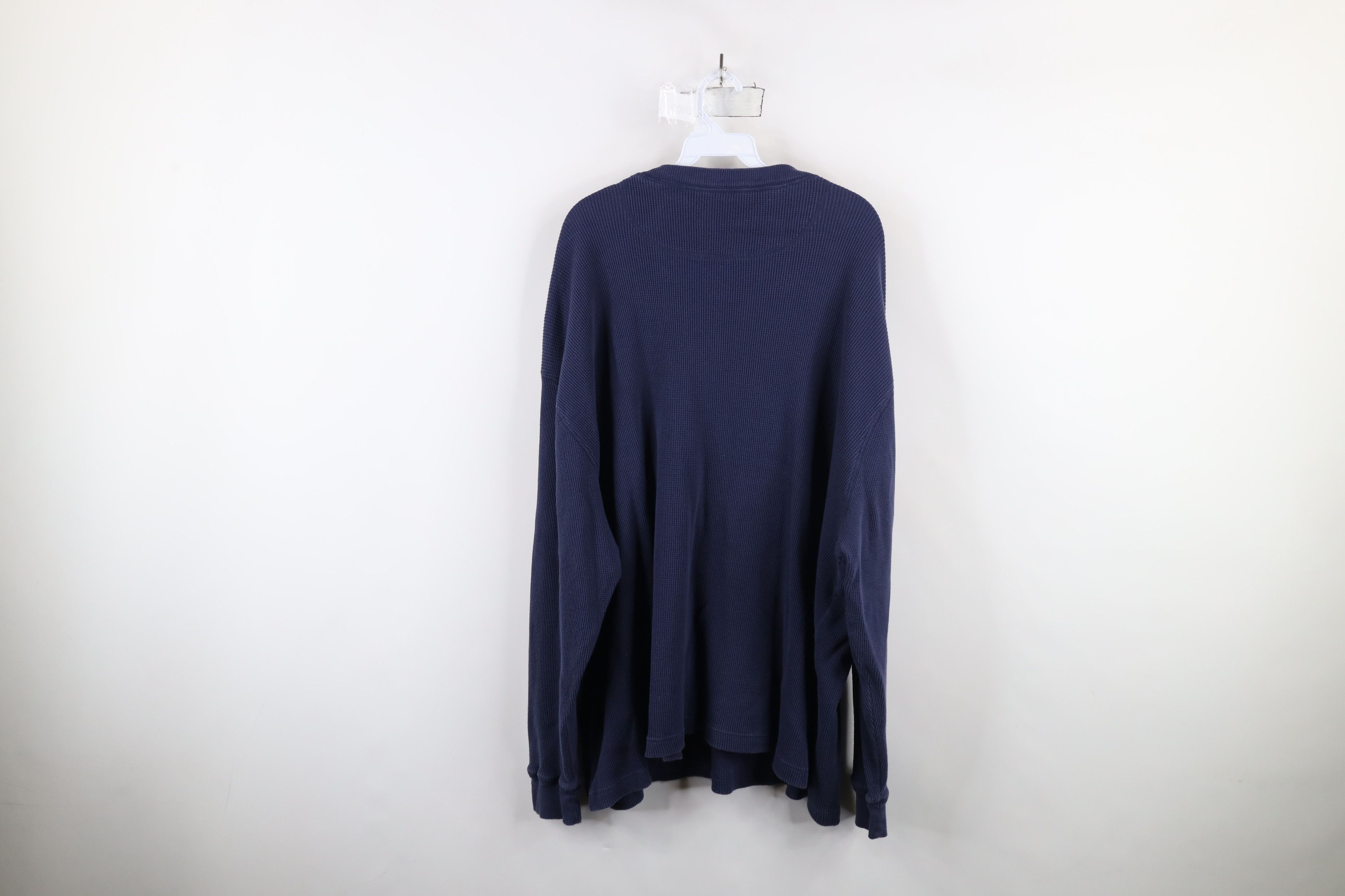 Vintage Vintage 90s Streetwear Waffle Knit Long Sleeve T-Shirt Size US XXL / EU 58 / 5 - 9 Thumbnail