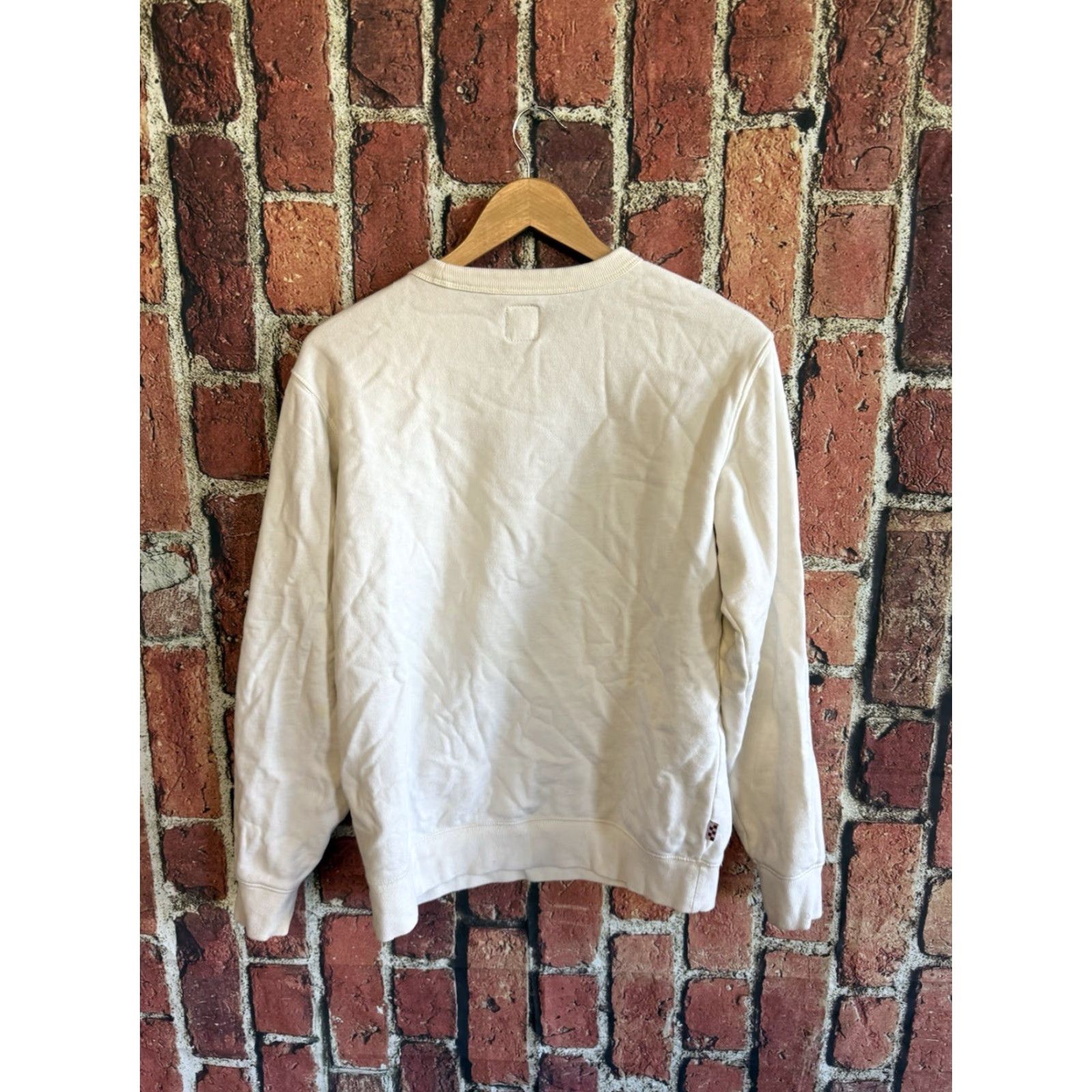 Vans Vans Mens White Long Sleeve Pullover Graphic Print Sweatshirt Size S Size US S / EU 44-46 / 1 - 2 Thumbnail