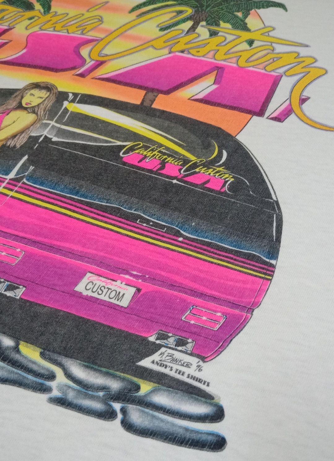 Vintage Vintage 90s California Custom USA T-shirt Size US M / EU 48-50 / 2 - 15 Thumbnail