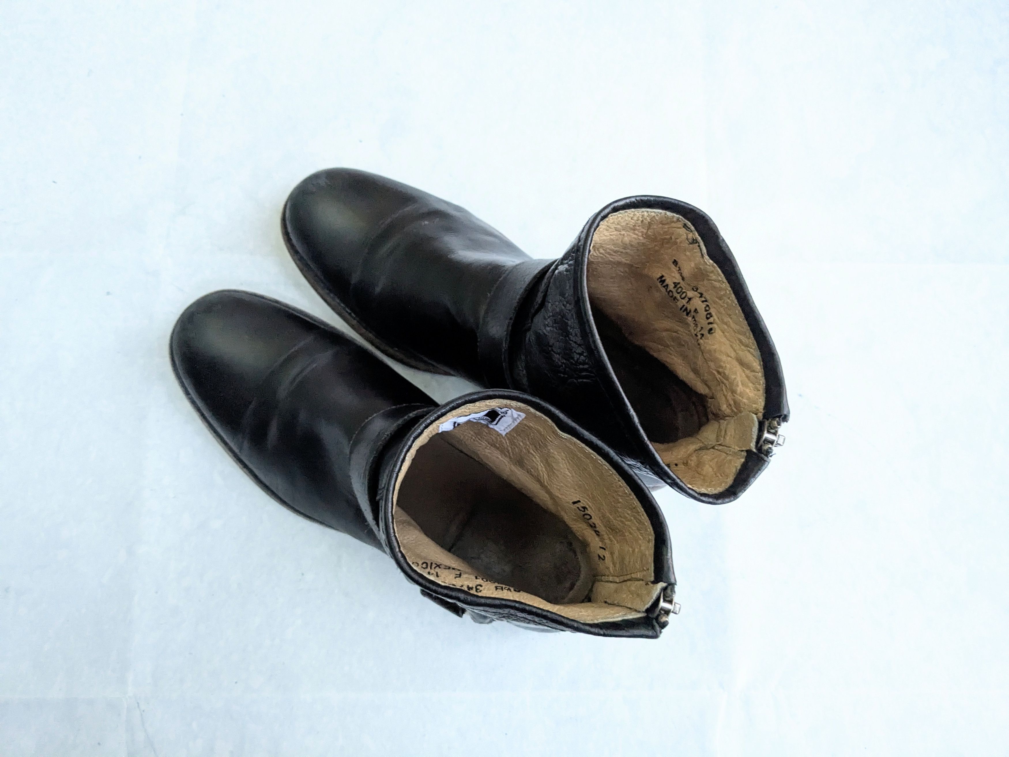 Frye Frye Harness Boots Black 7 Leather Back Zip Size US 7 / EU 40 - 14 Thumbnail