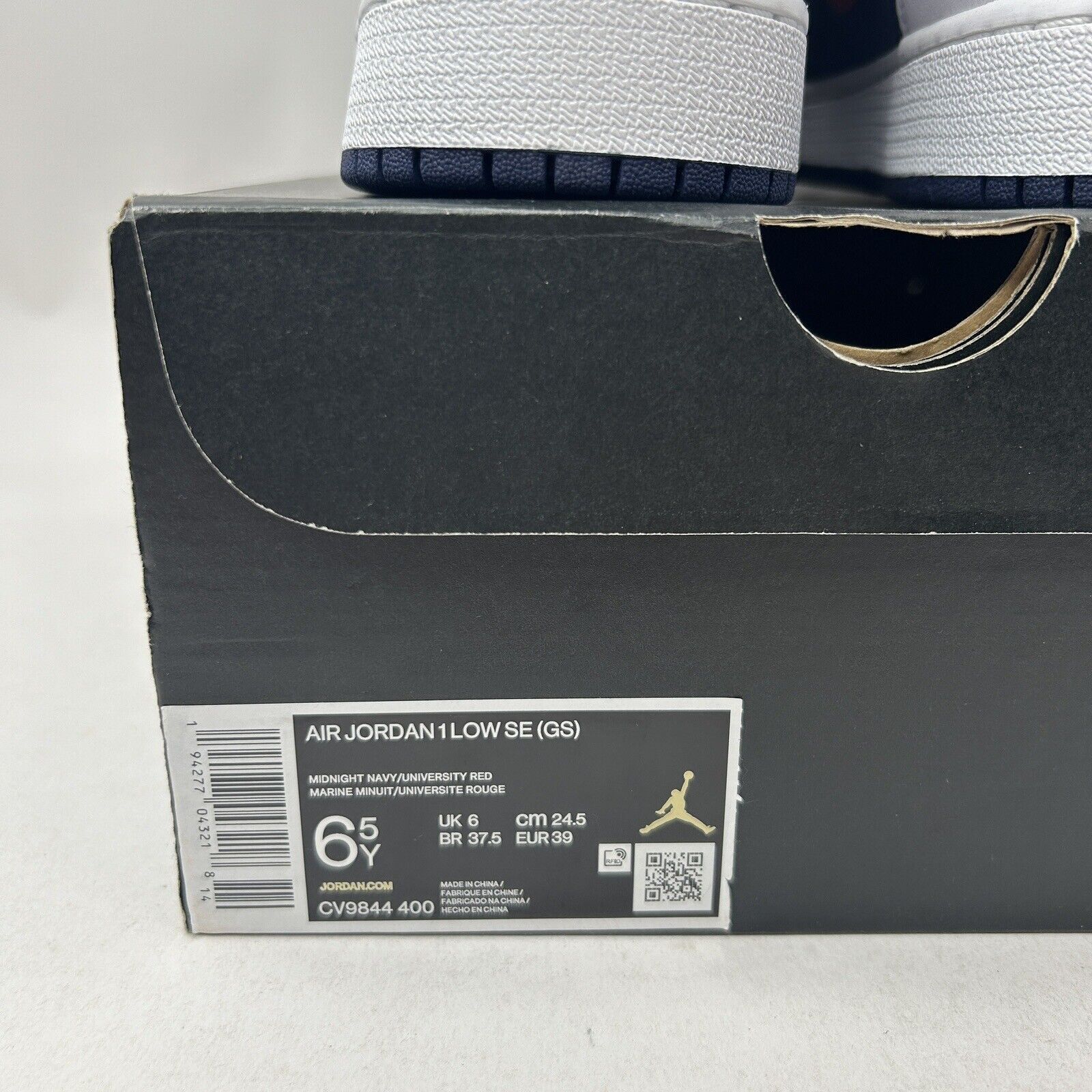 Nike Nike Air Jordan 1 Retro Low SE “USA/Navy Red” 2023 Size US 8 / IT 38 - 5 Thumbnail