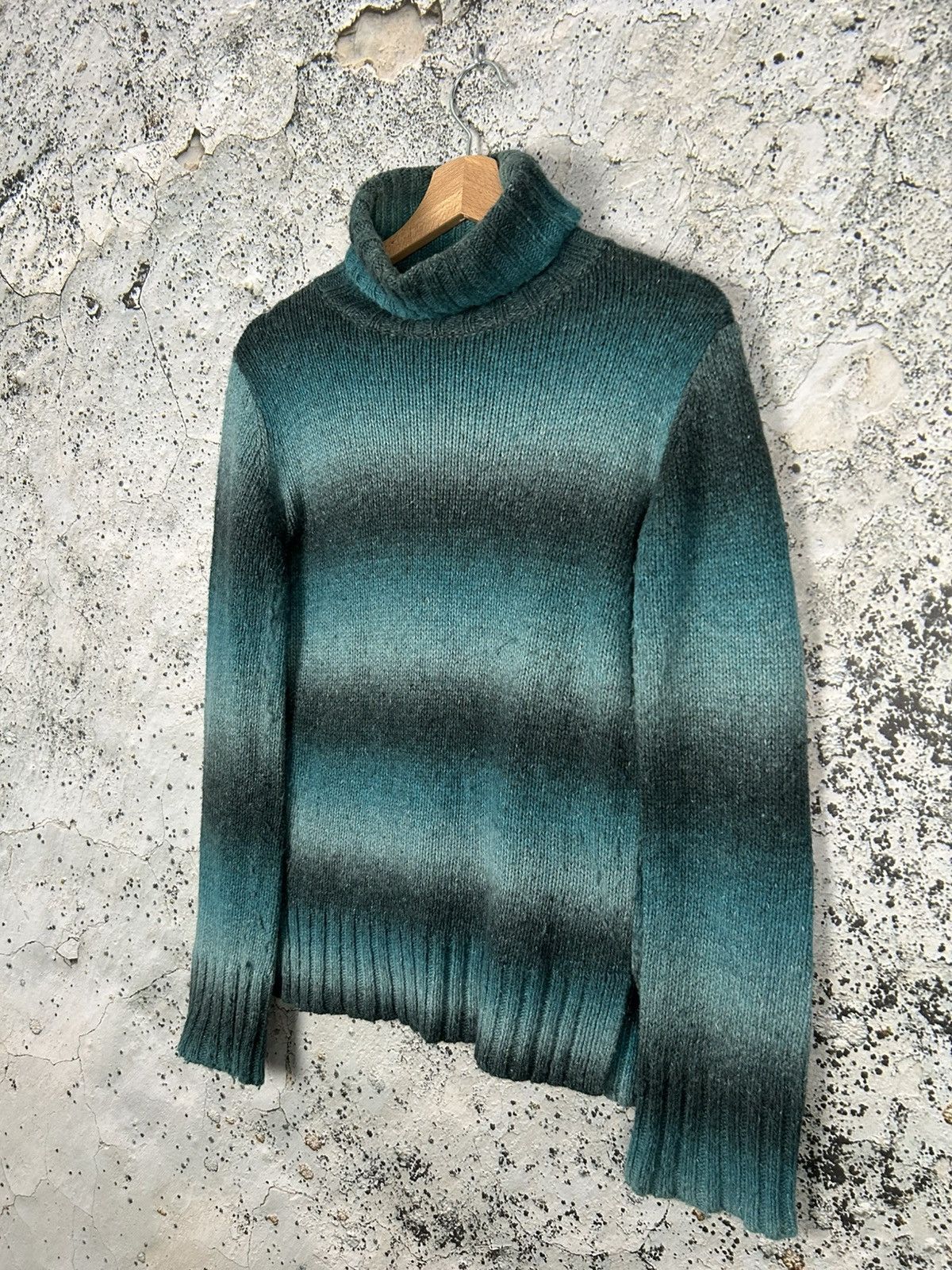 Levi's Vintage Levis 90s Stripped Sweater Knit Avantgarde Punk Size US M / EU 48-50 / 2 - 2 Thumbnail