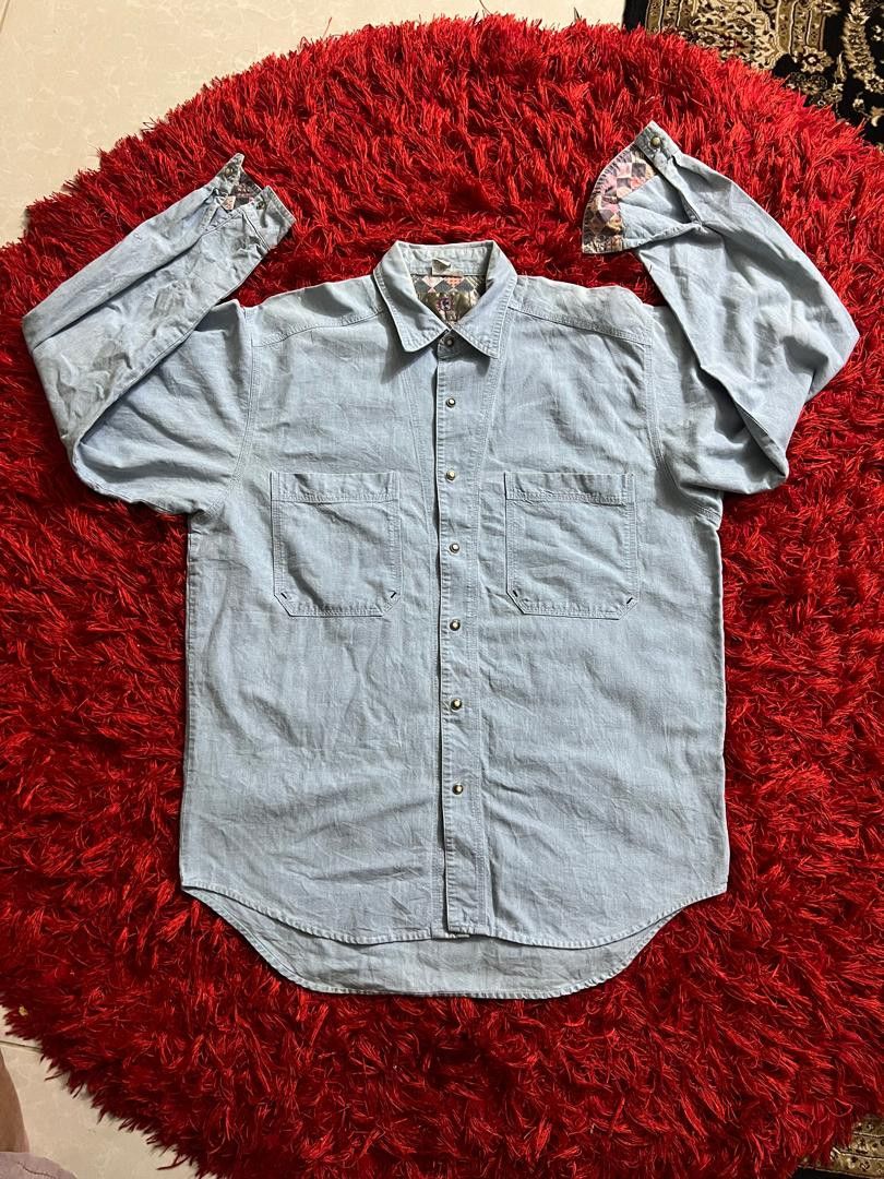 The Unbranded Brand The Territory Ahead denim shirt snap button Size US L / EU 52-54 / 3 - 1 Thumbnail