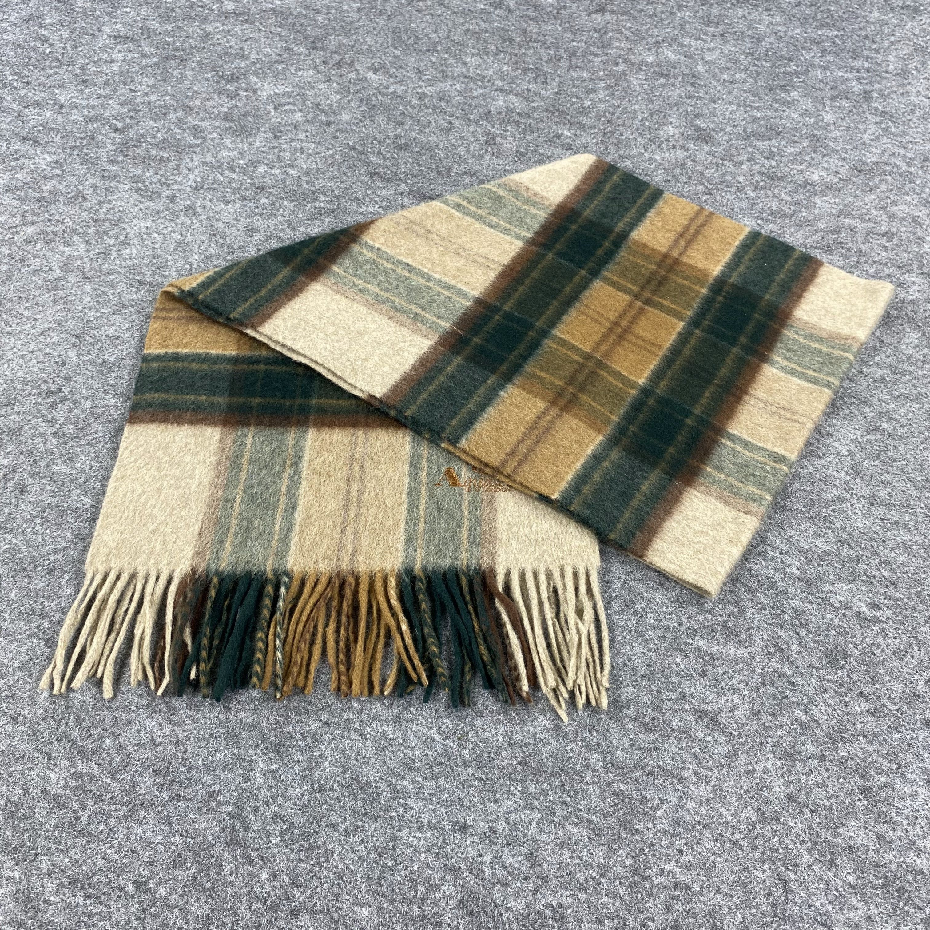 Aquascutum × Vintage GF10163 Aquascutum Scarf Neck Wear Muffler Size ONE SIZE - 6 Thumbnail