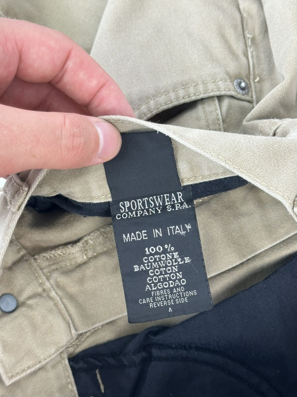 Stone Island Vintage Stone Island Logo Pants Size US 30 / EU 46 - 15 Thumbnail