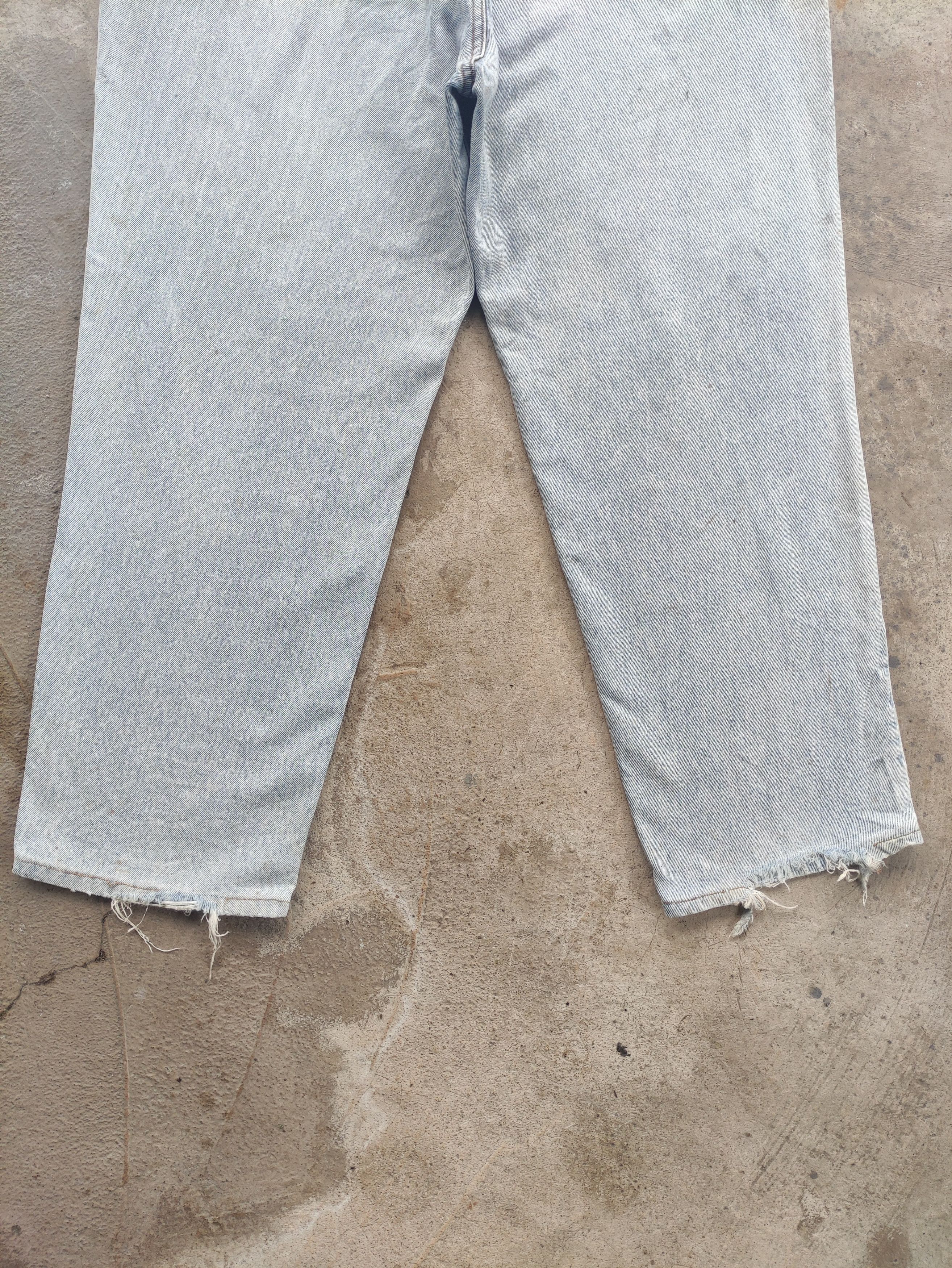 Vintage Japanese jean Distressed Faded Denim Pants